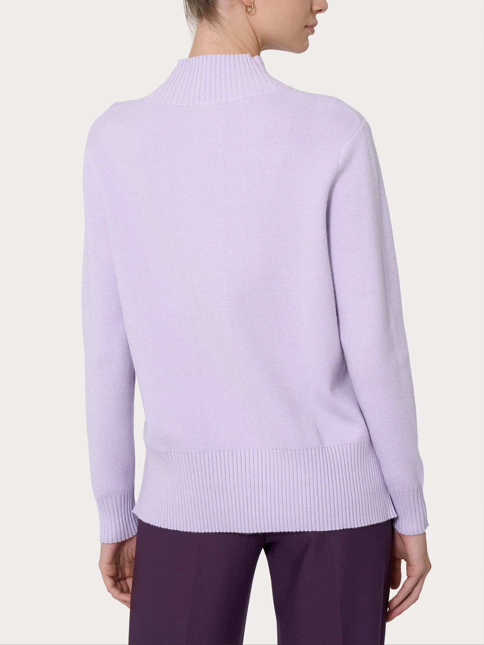 Cardigan aperto con bottoni in super soft - Orchid Petal - Image 2