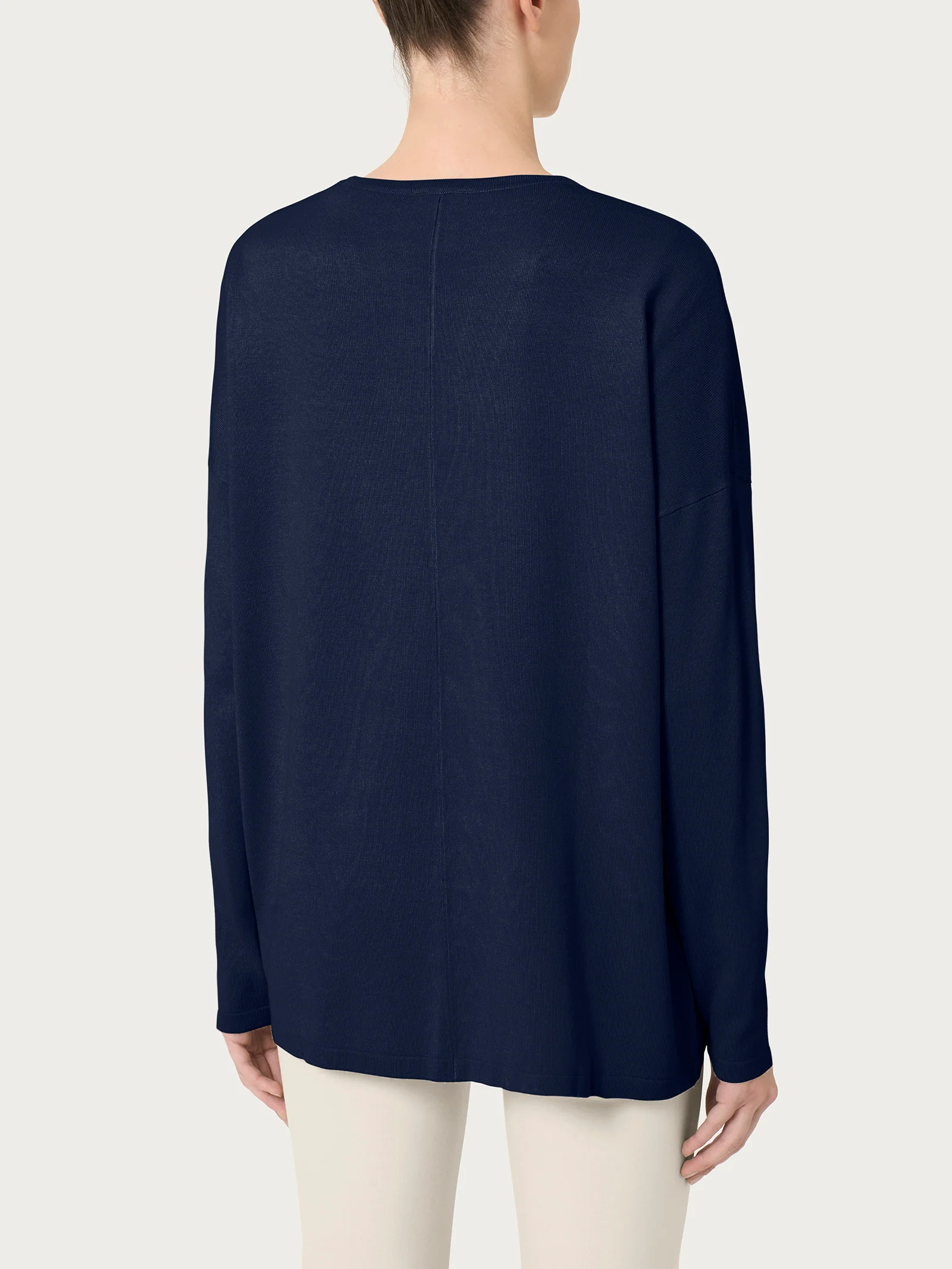 Cardigan aperto Four Seasons - Bleu - Image 2
