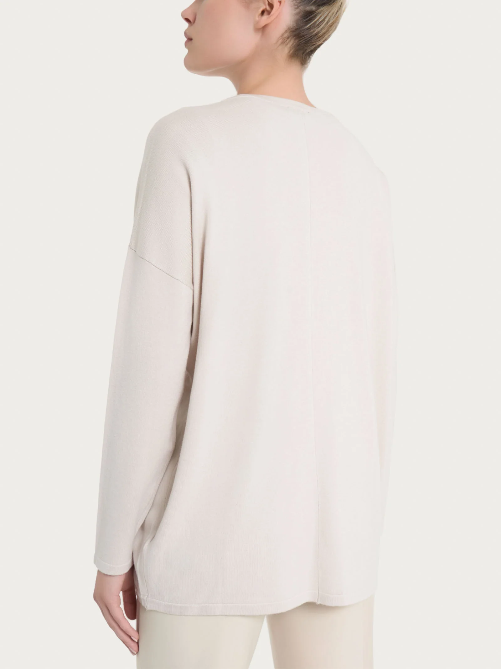 Cardigan aperto Four Seasons - Champignon - Image 2