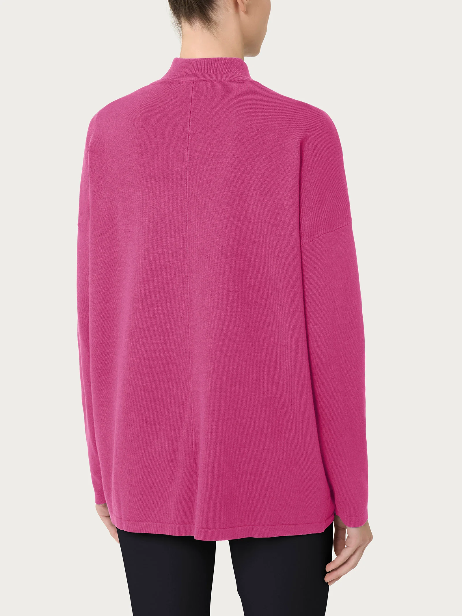 Cardigan aperto Four Seasons - Red Violet - Image 2