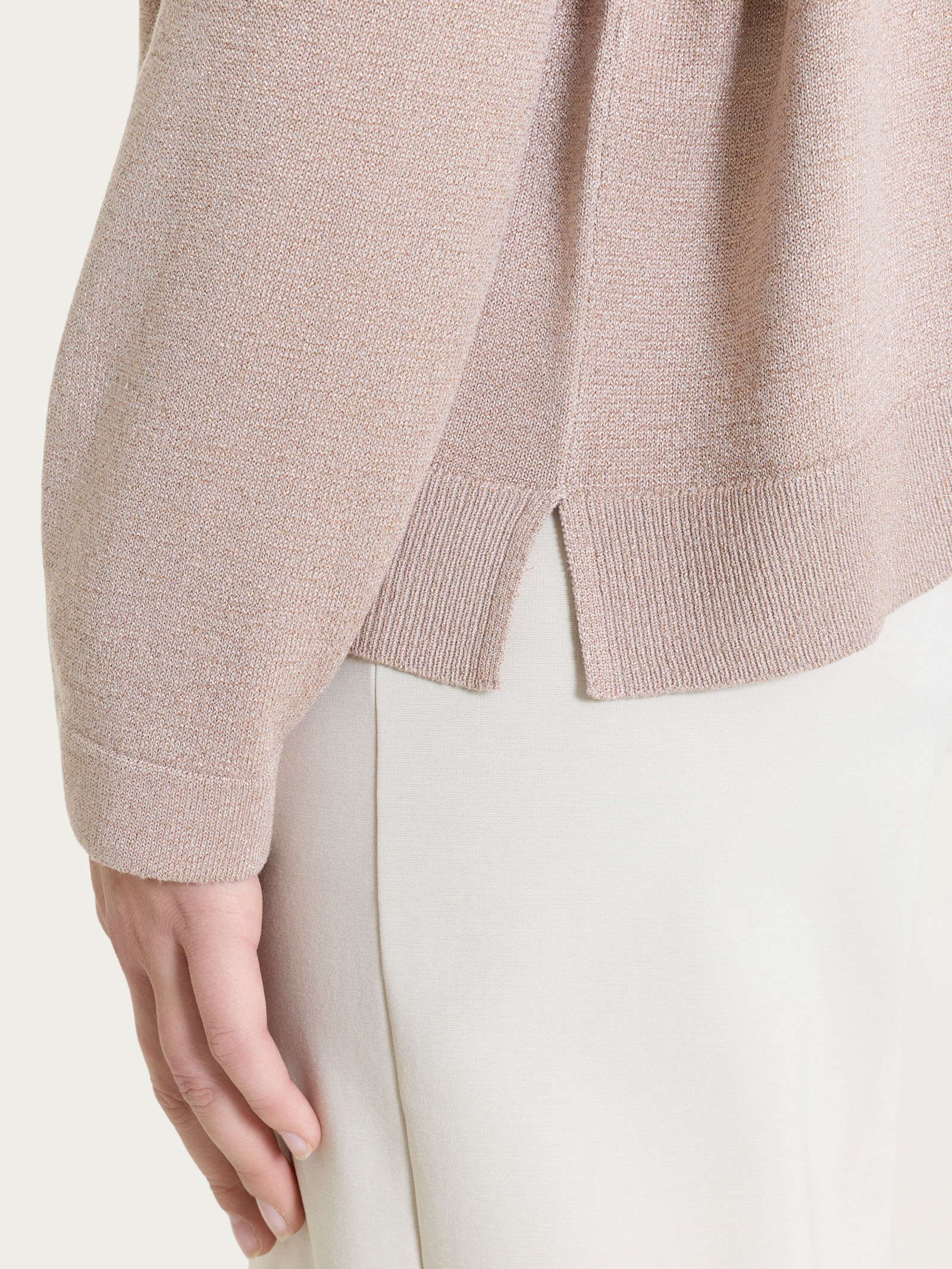 Cardigan aperto in Lurex Summertime - Sphinx - Image 3