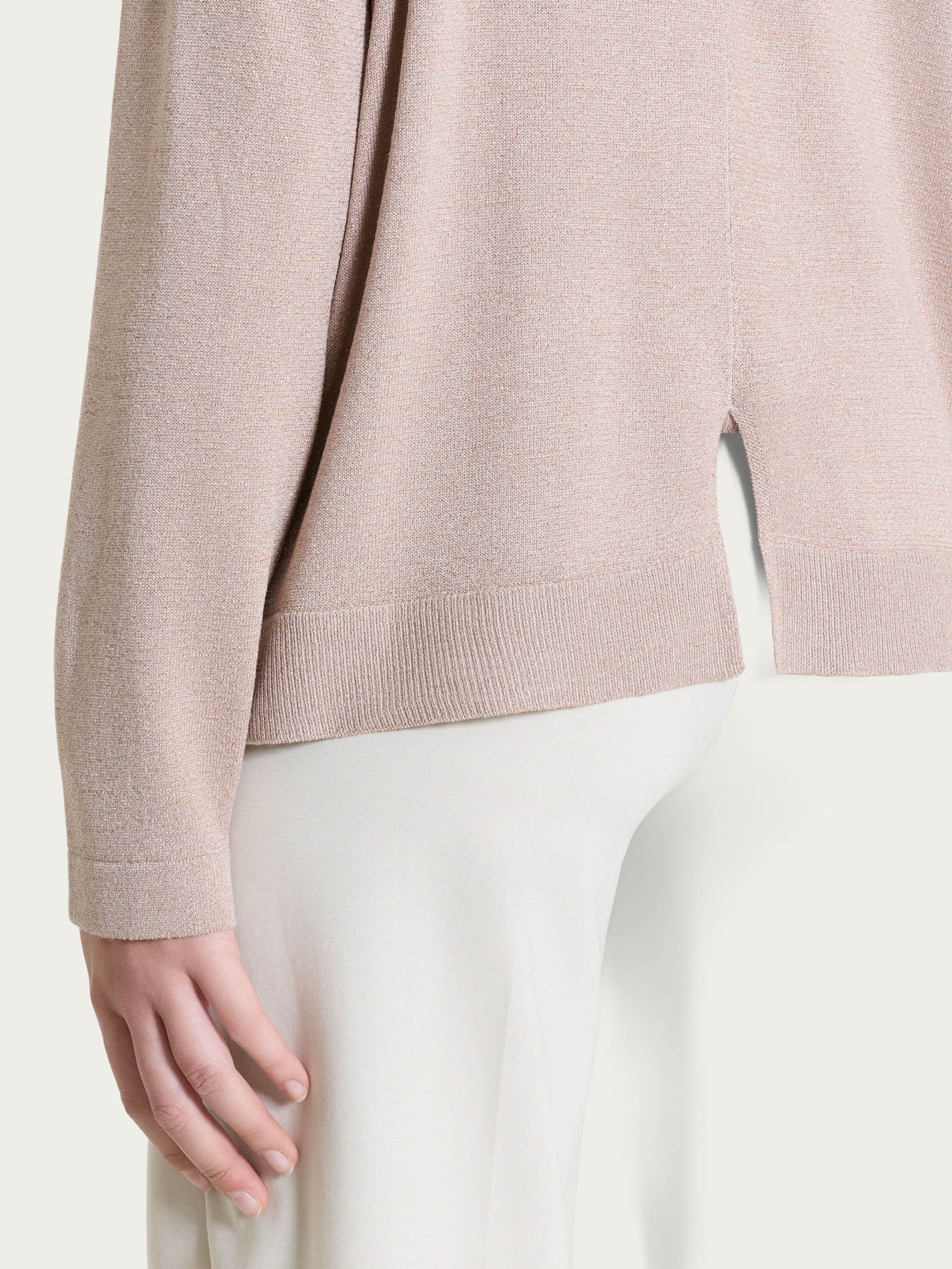 Cardigan aperto in Lurex Summertime - Sphinx - Image 4