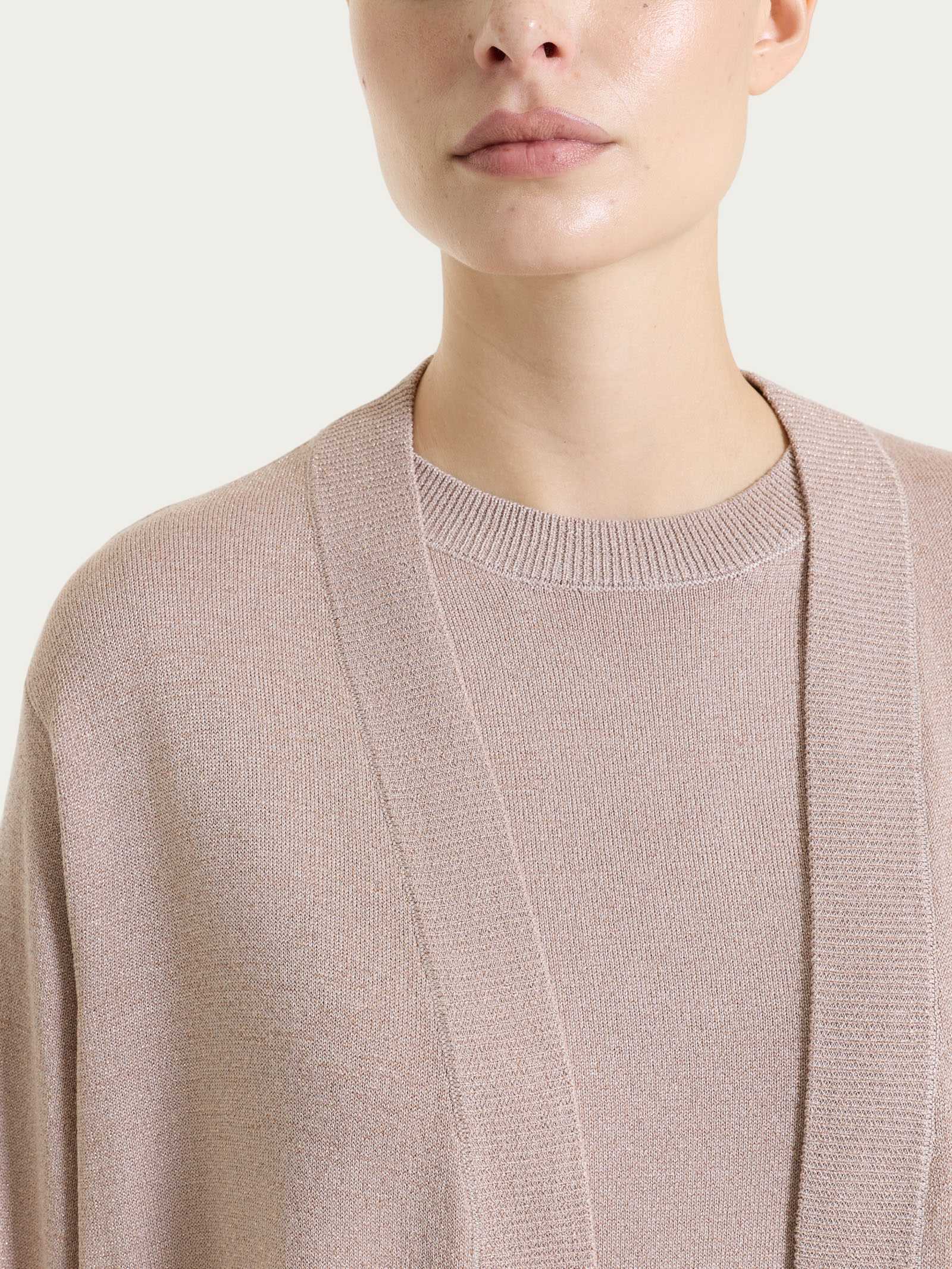 Cardigan aperto in Lurex Summertime - Sphinx - Image 5