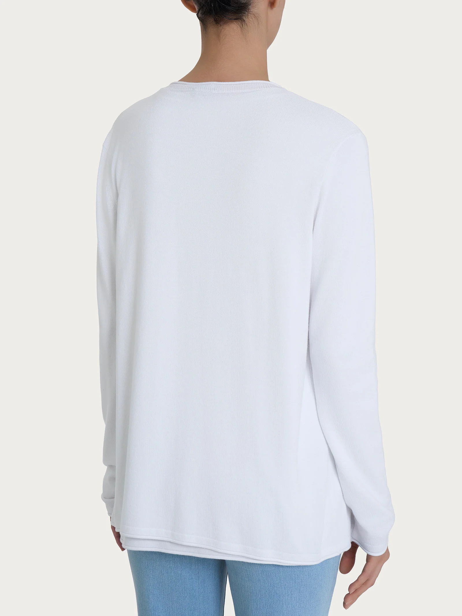 Cardigan aperto in Summertime - Bianco - Image 2