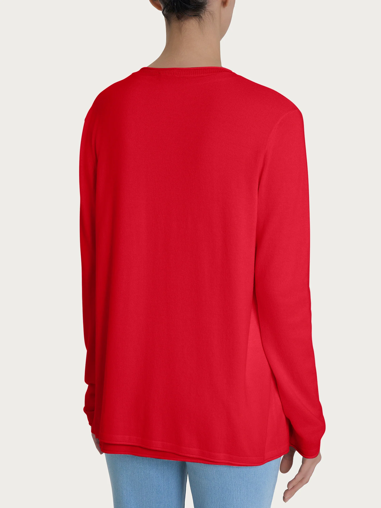 Cardigan aperto in Summertime - Salsa - Image 2