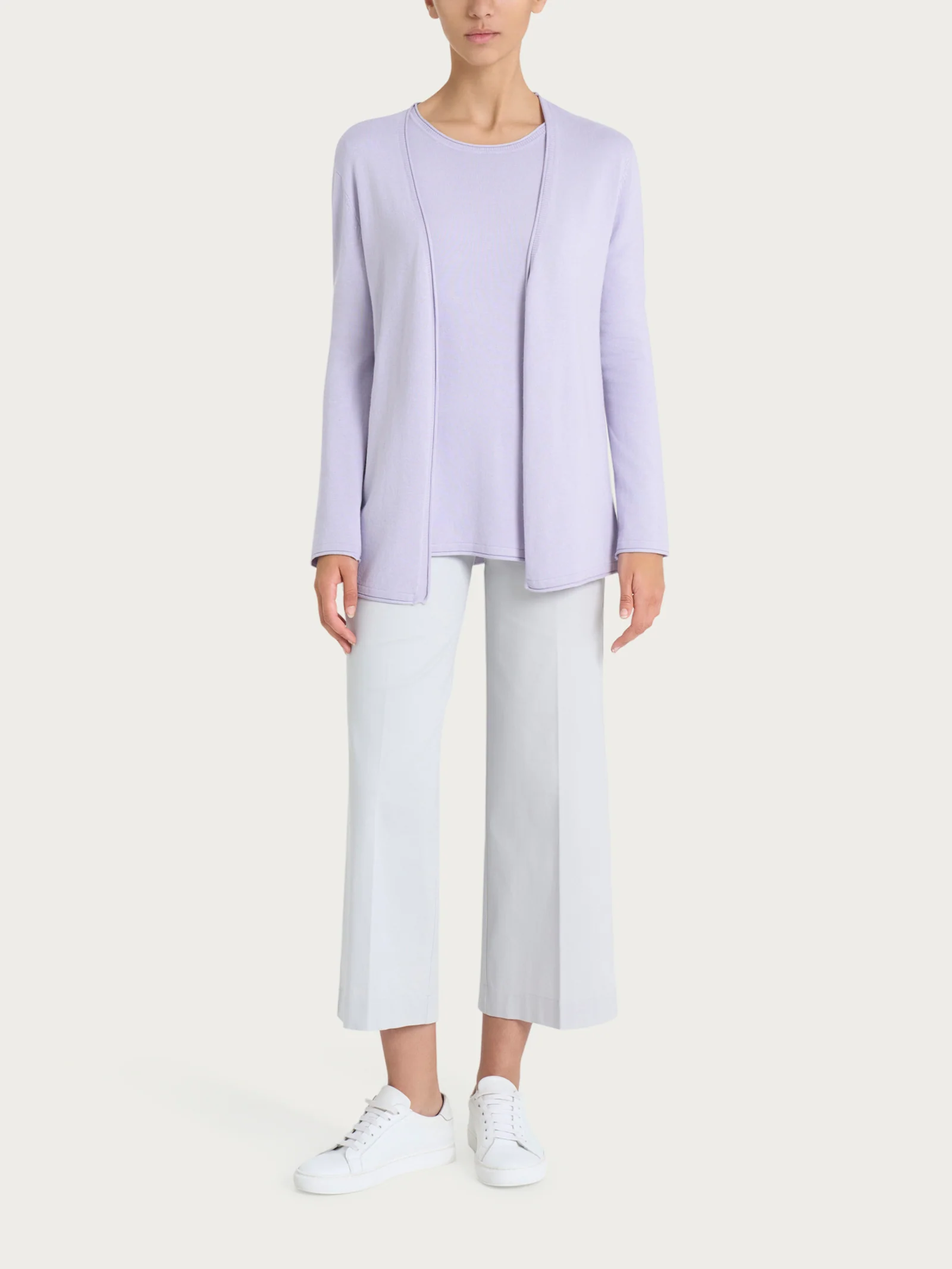 Cardigan aperto in Summertime - Thistle - Image 4