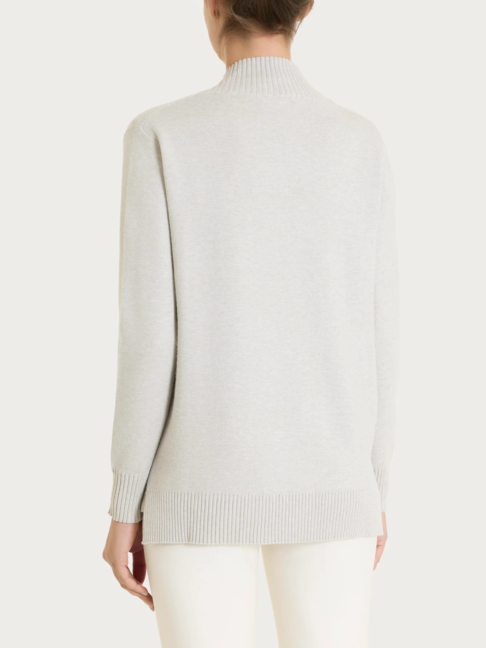 Cardigan aperto in Super Soft  - CHAMPIGNON MEL. - Image 2