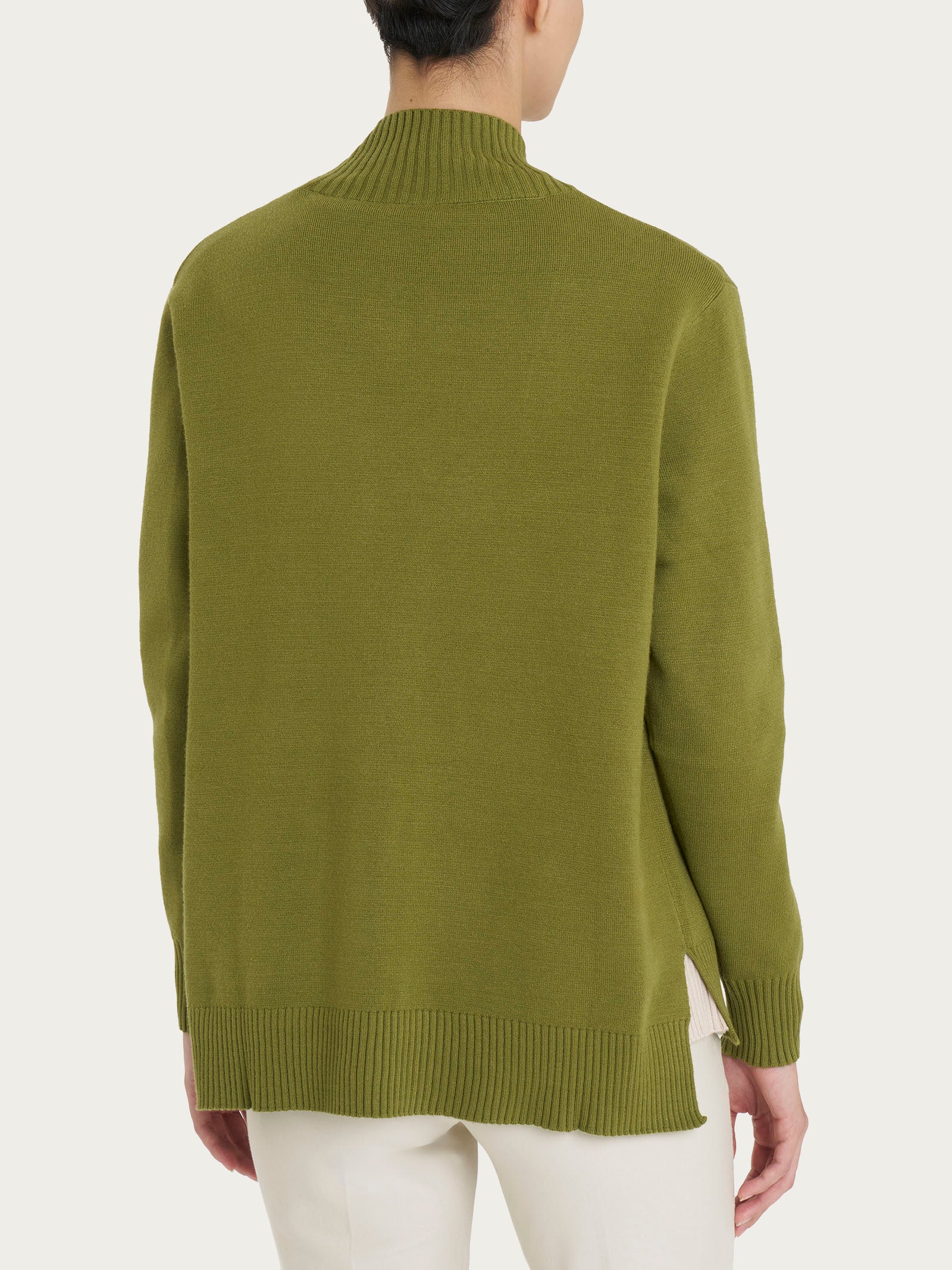 Cardigan aperto in Super Soft  - Sphagnum - Image 2