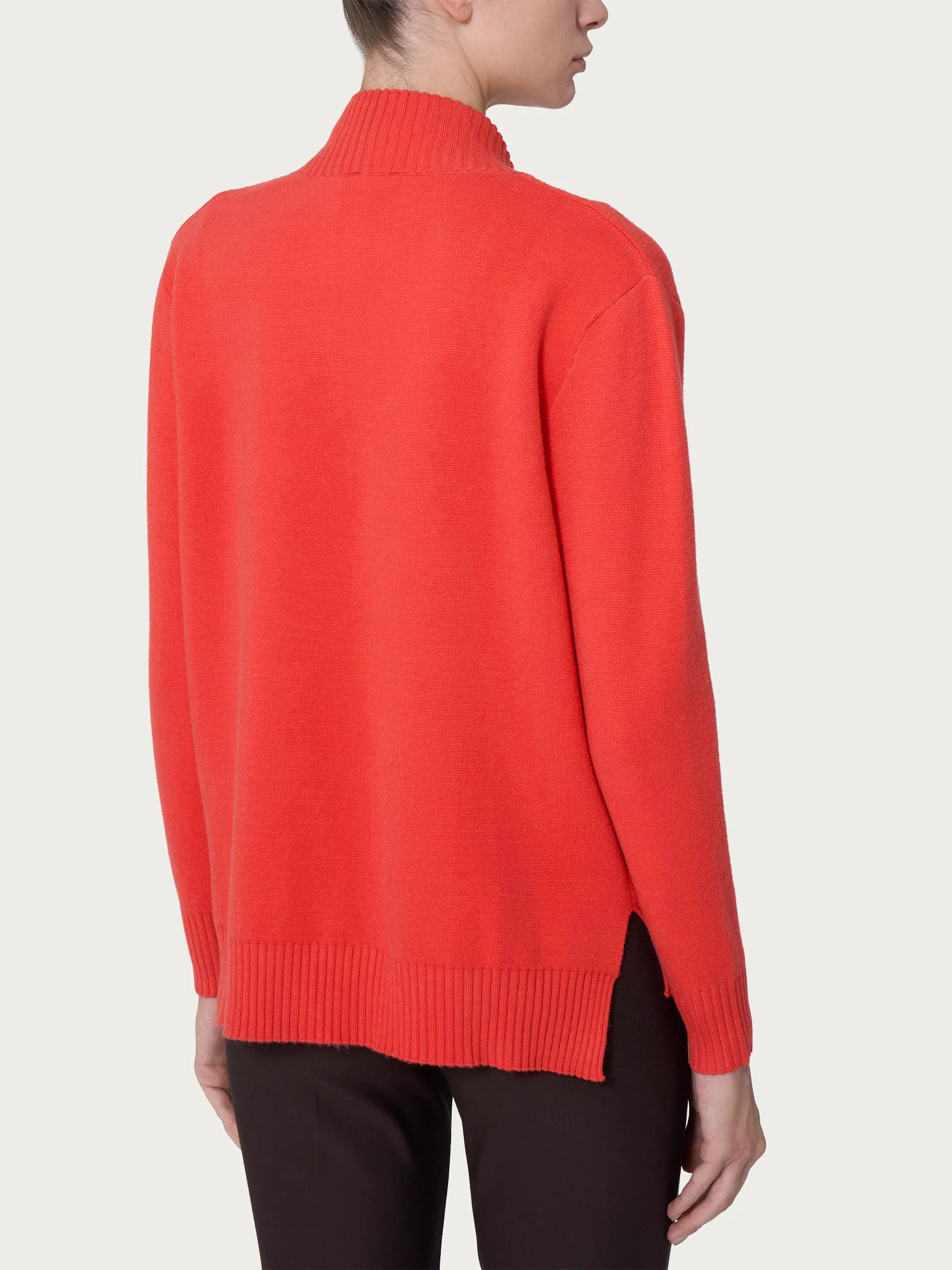 Cardigan aperto in Super Soft  - Cayenne - Image 2
