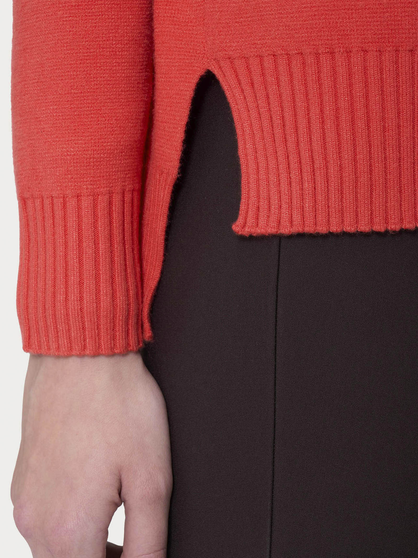 Cardigan aperto in Super Soft  - Cayenne - Image 3