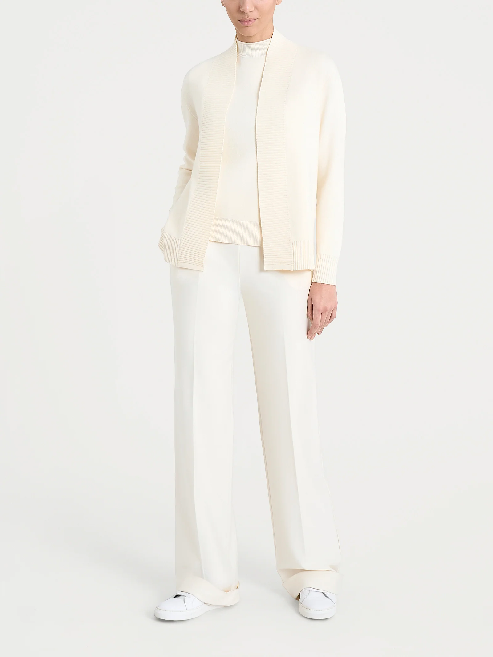 Cardigan aperto in Super Soft  - Rain Forest - Image 4