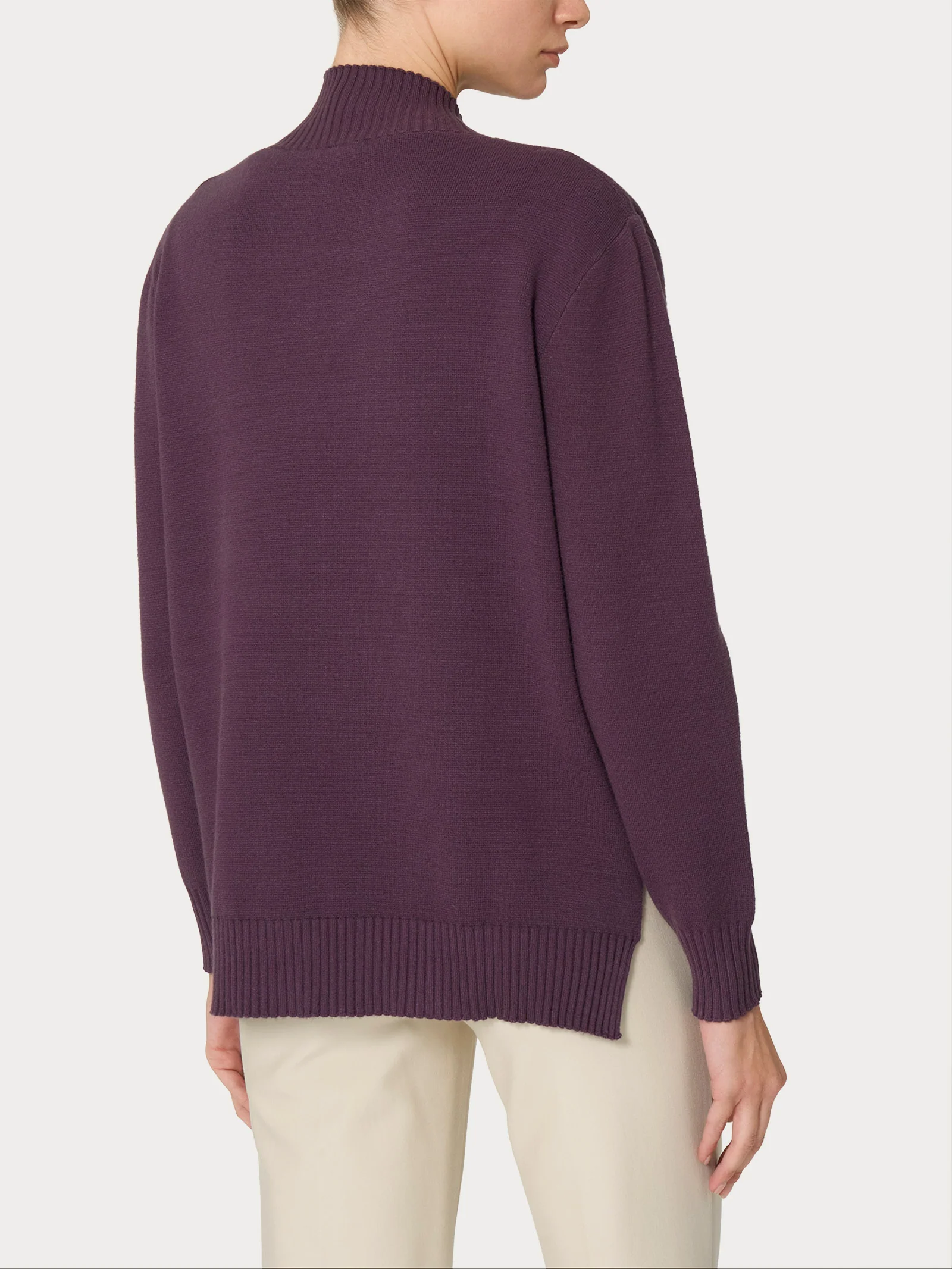 Cardigan aperto in Super Soft  - Plum Perfect - Image 2