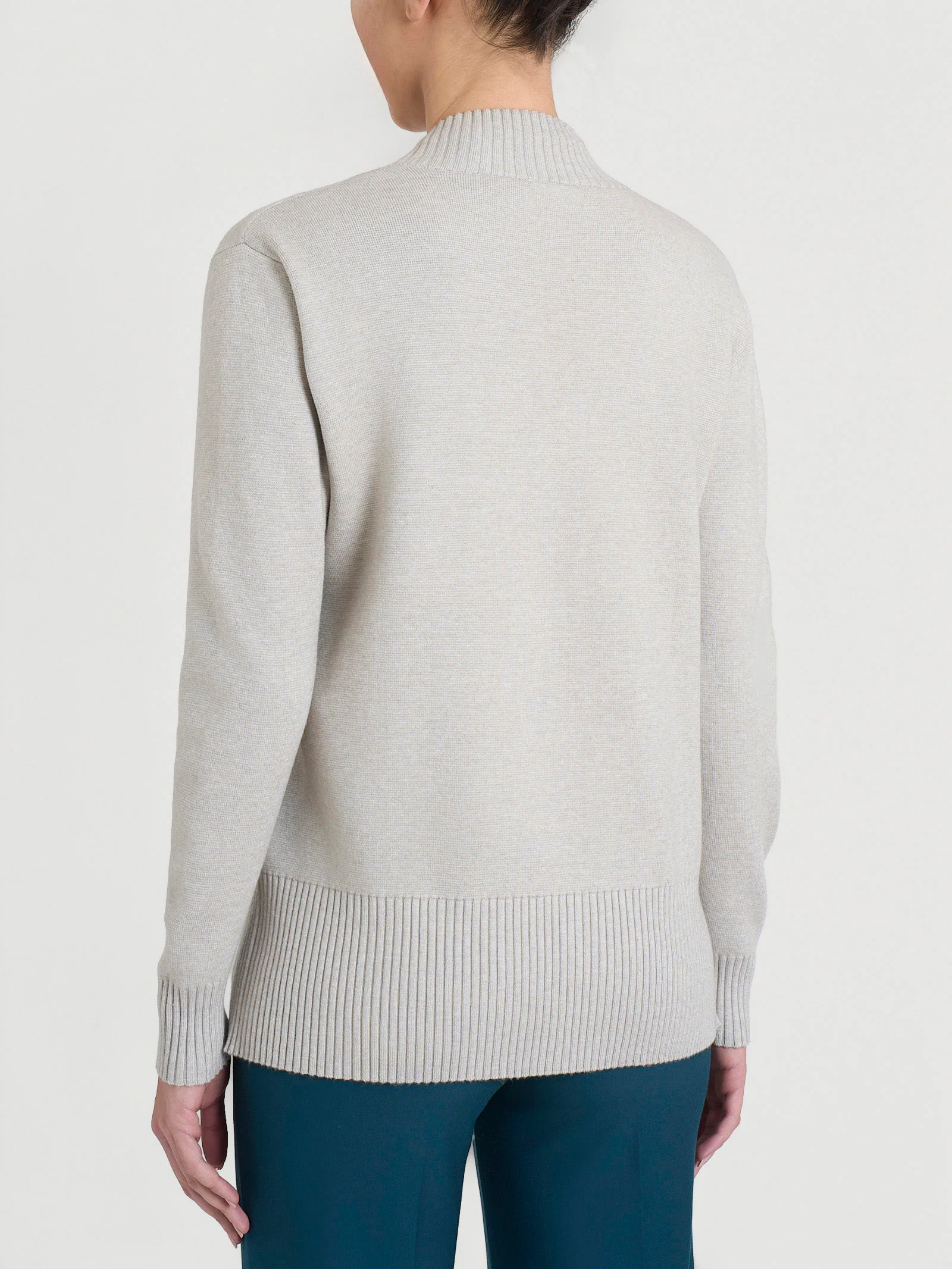 Cardigan asimmetrico con bottoni in Super Soft - CHAMPIGNON MEL. - Image 2