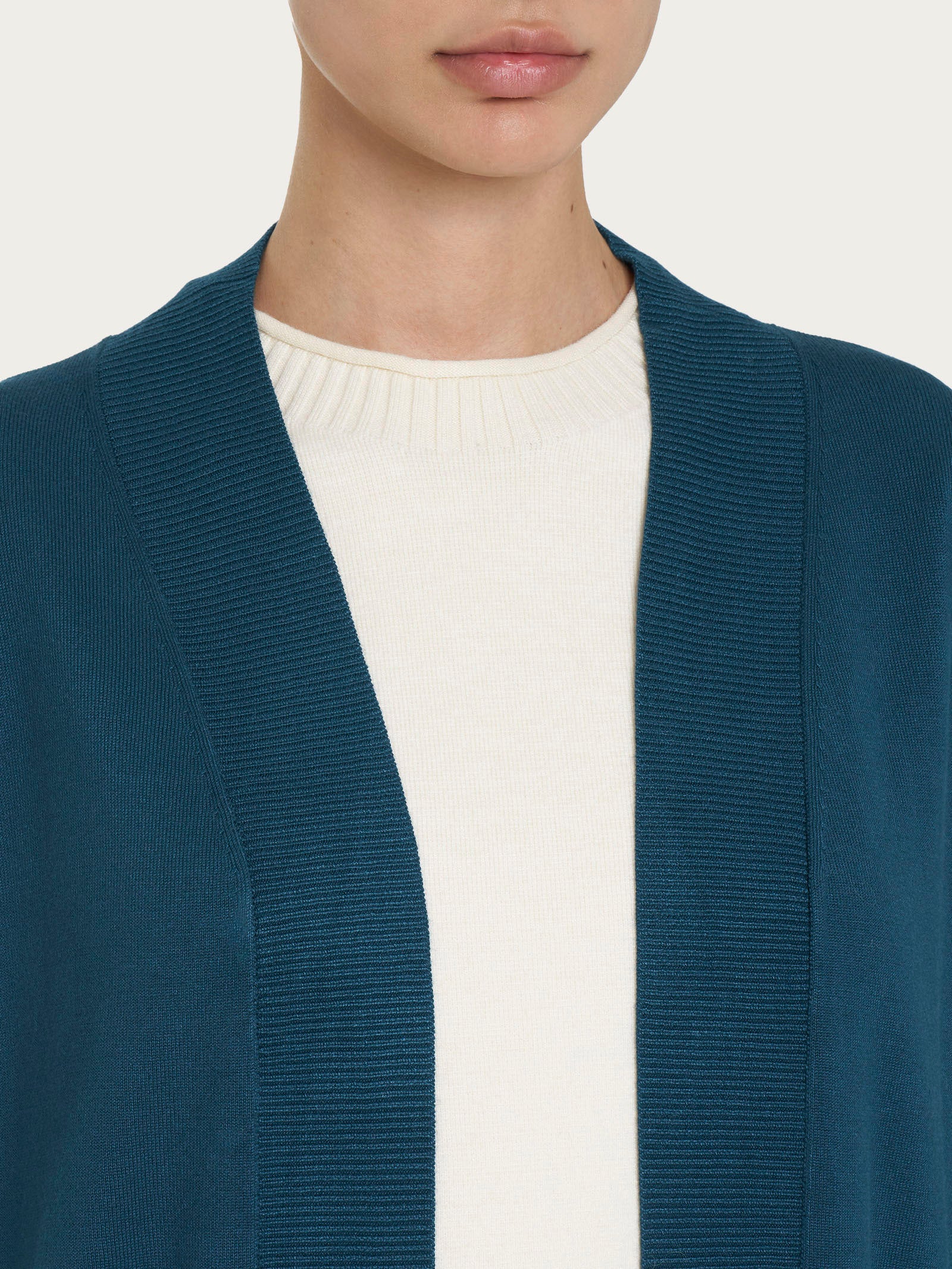 Cardigan con bottoni Four Seasons - Tibetan Red - Image 3
