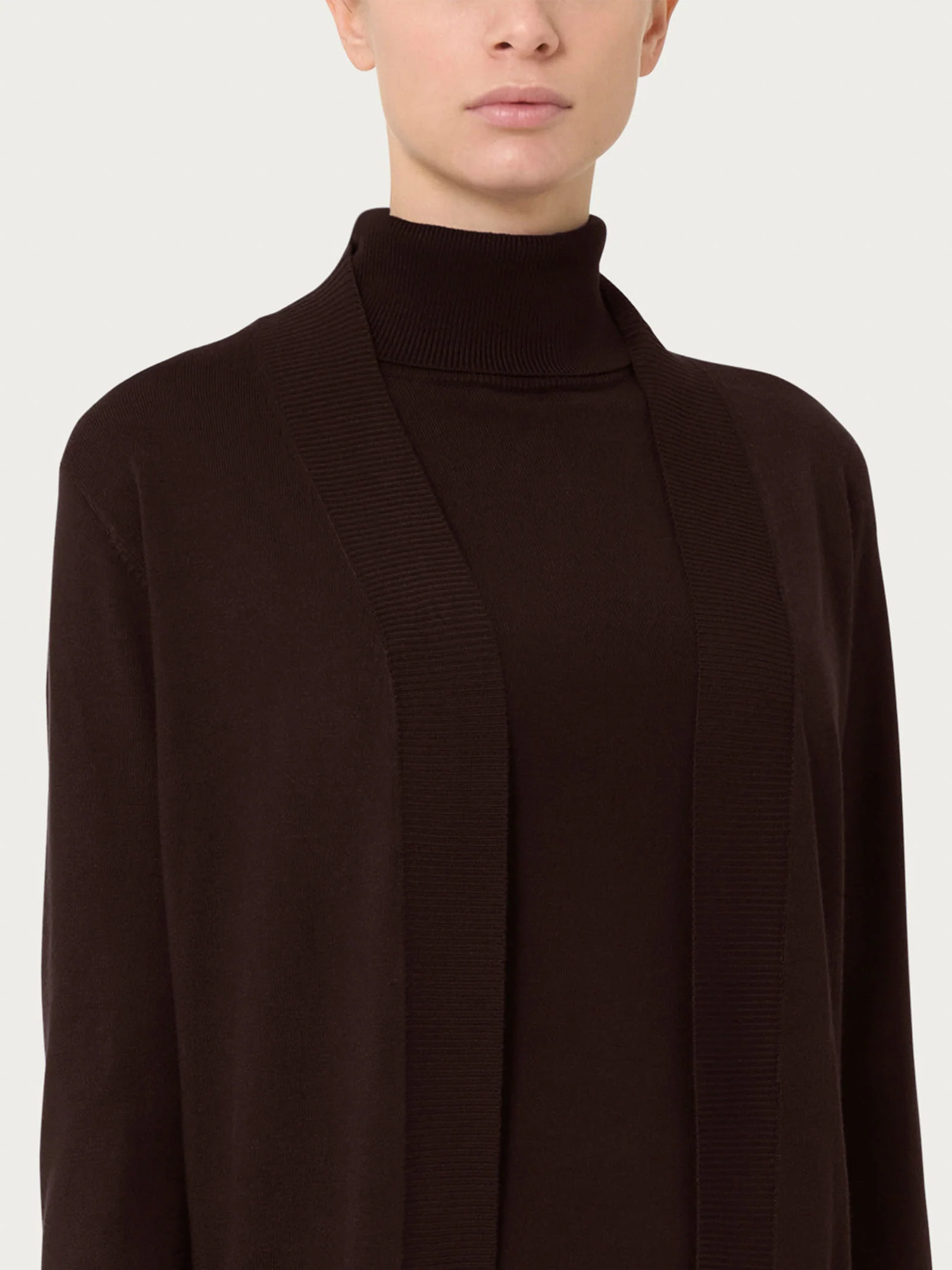 Cardigan con bottoni Four Seasons - Chocolate Torte - Image 3