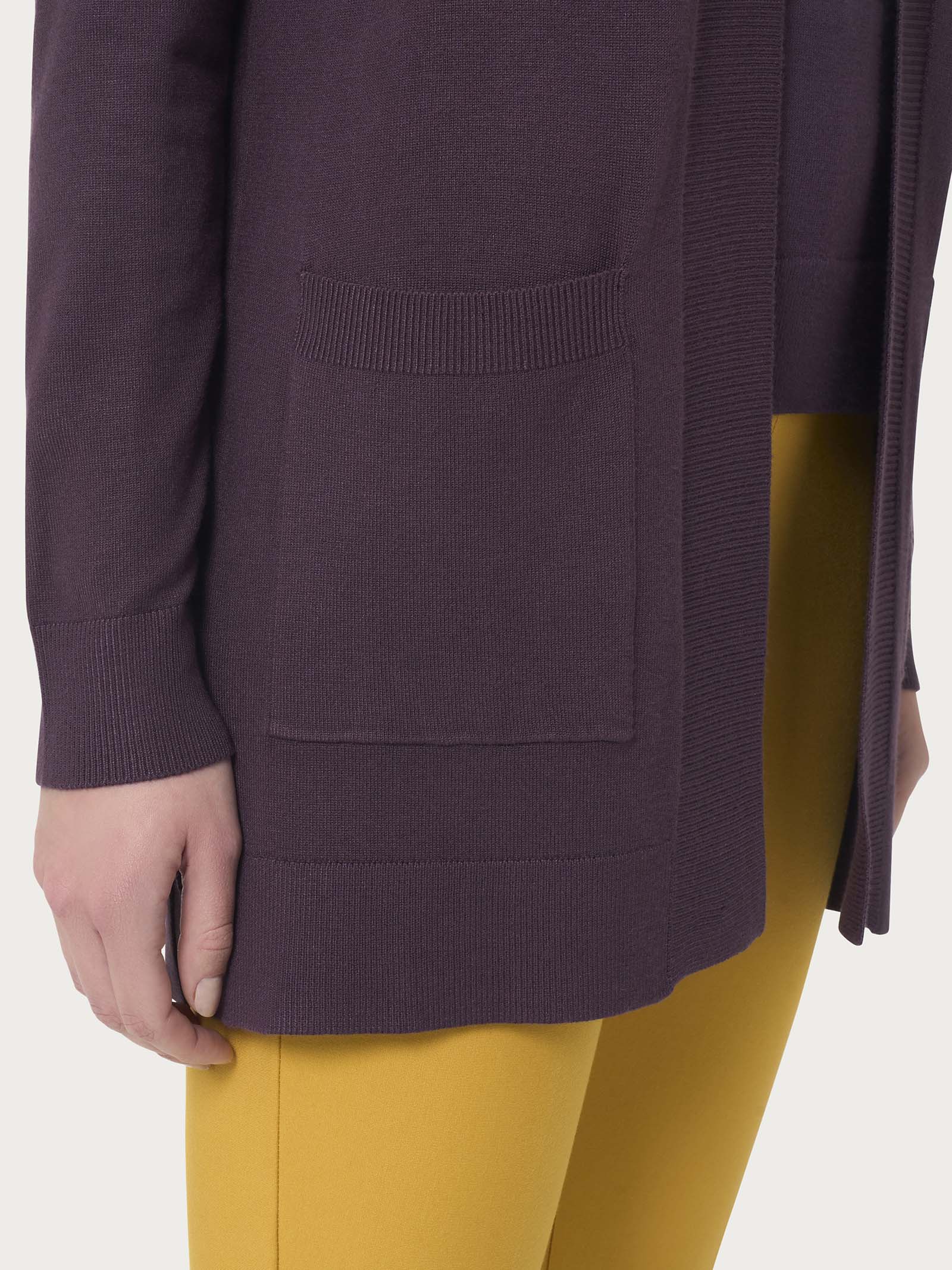 Cardigan con bottoni Four Seasons - Plum Perfect - Image 3