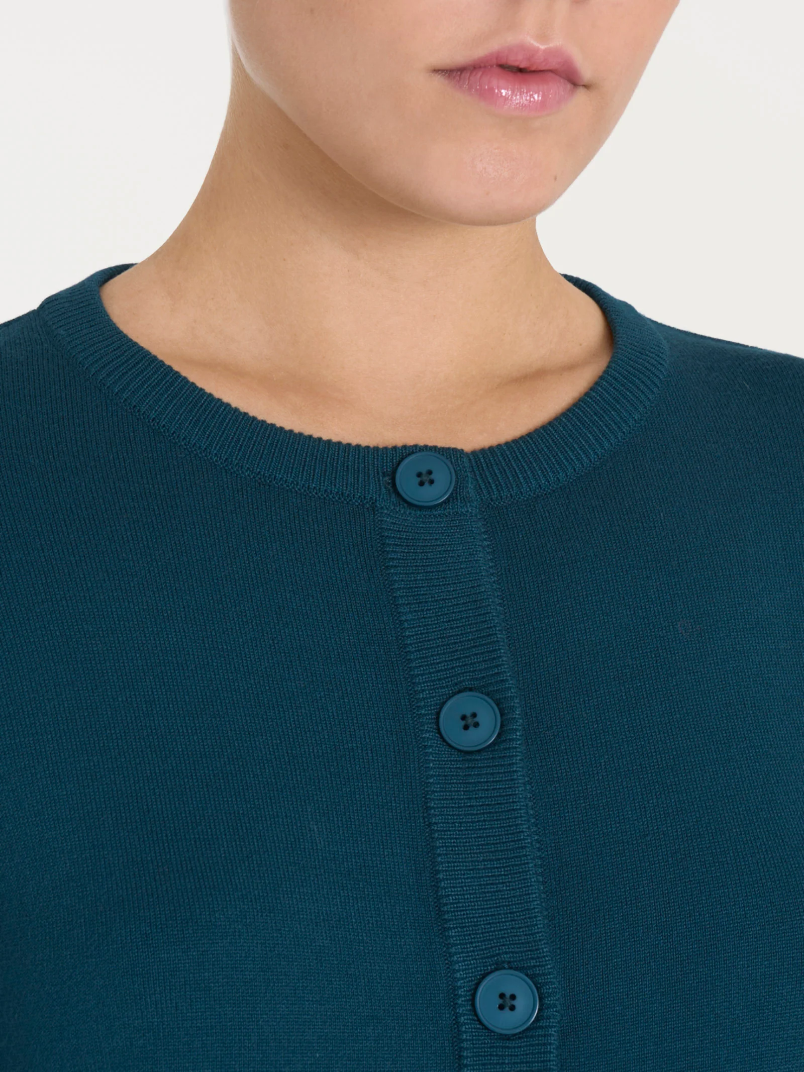 Cardigan con bottoni Four Seasons - Reflecting Pond - Image 3