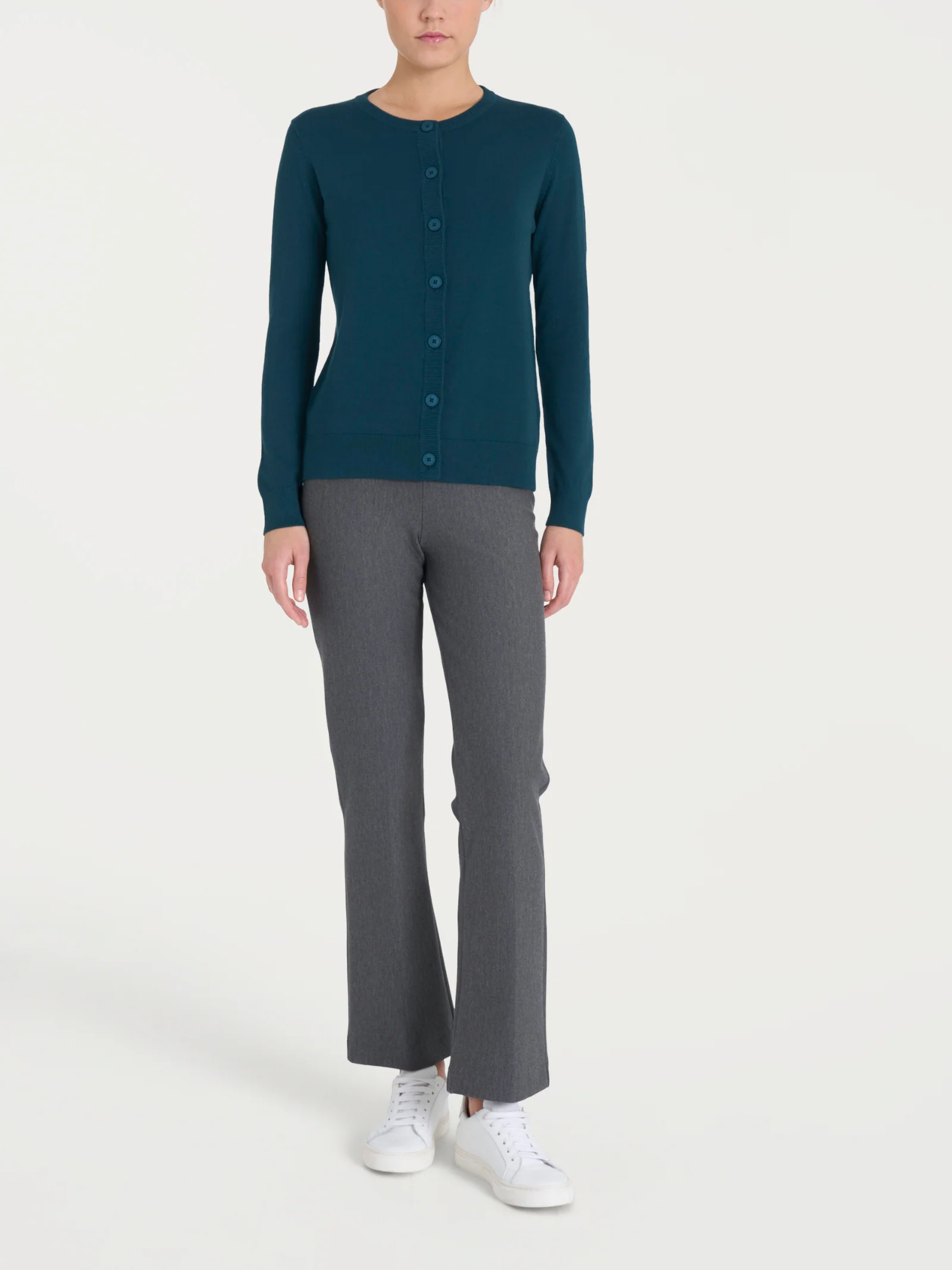 Cardigan con bottoni Four Seasons - Reflecting Pond - Image 4