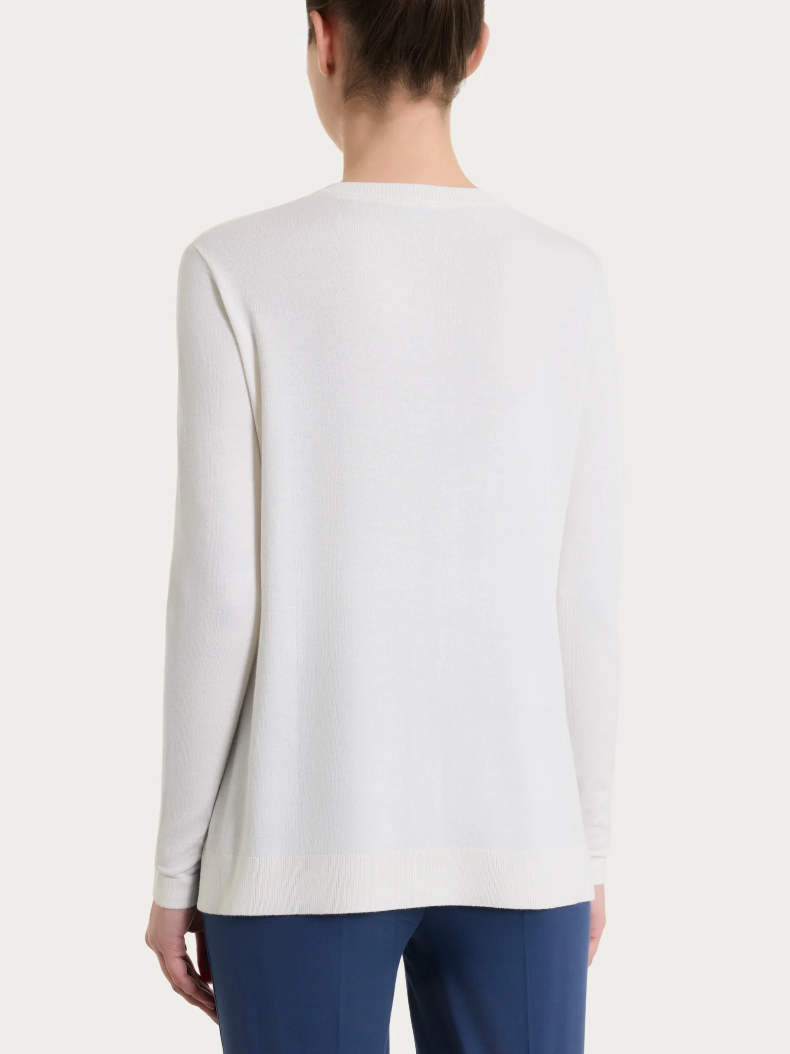 Cardigan con bottoni in Summertime - Avorio - Image 2