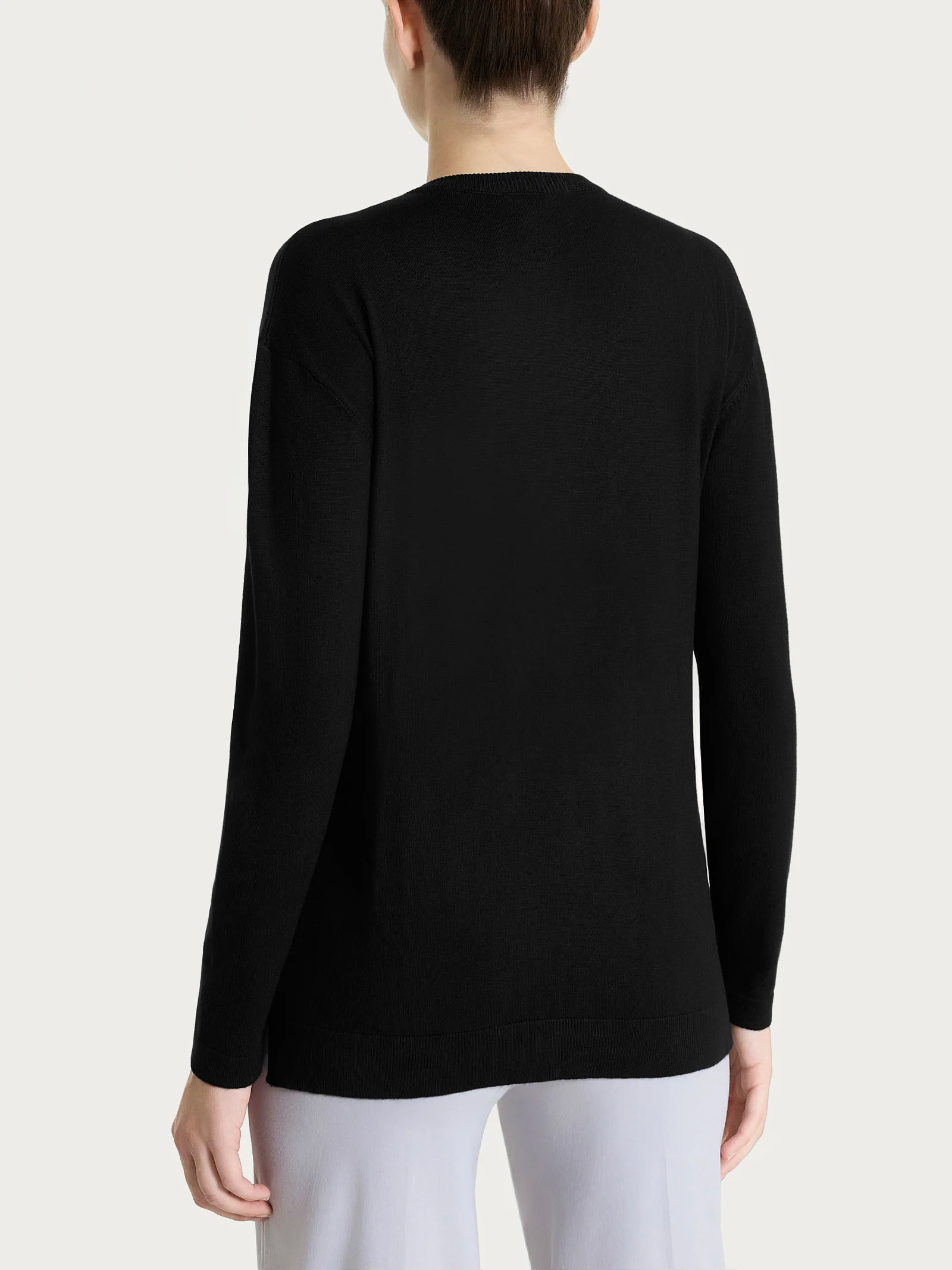 Cardigan con bottoni in Summertime - Nero - Image 2