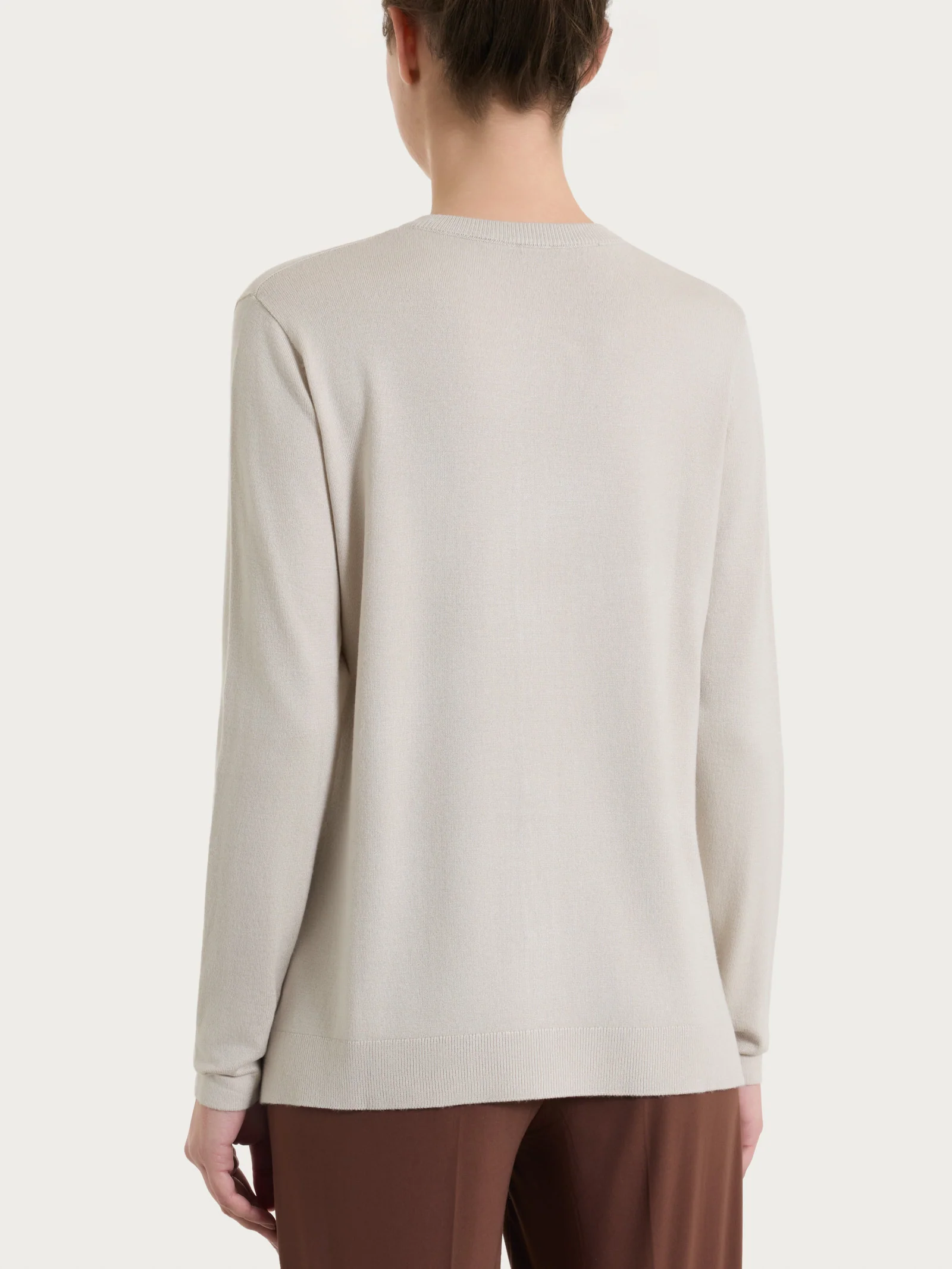 Cardigan con bottoni in Summertime - Champignon - Image 2