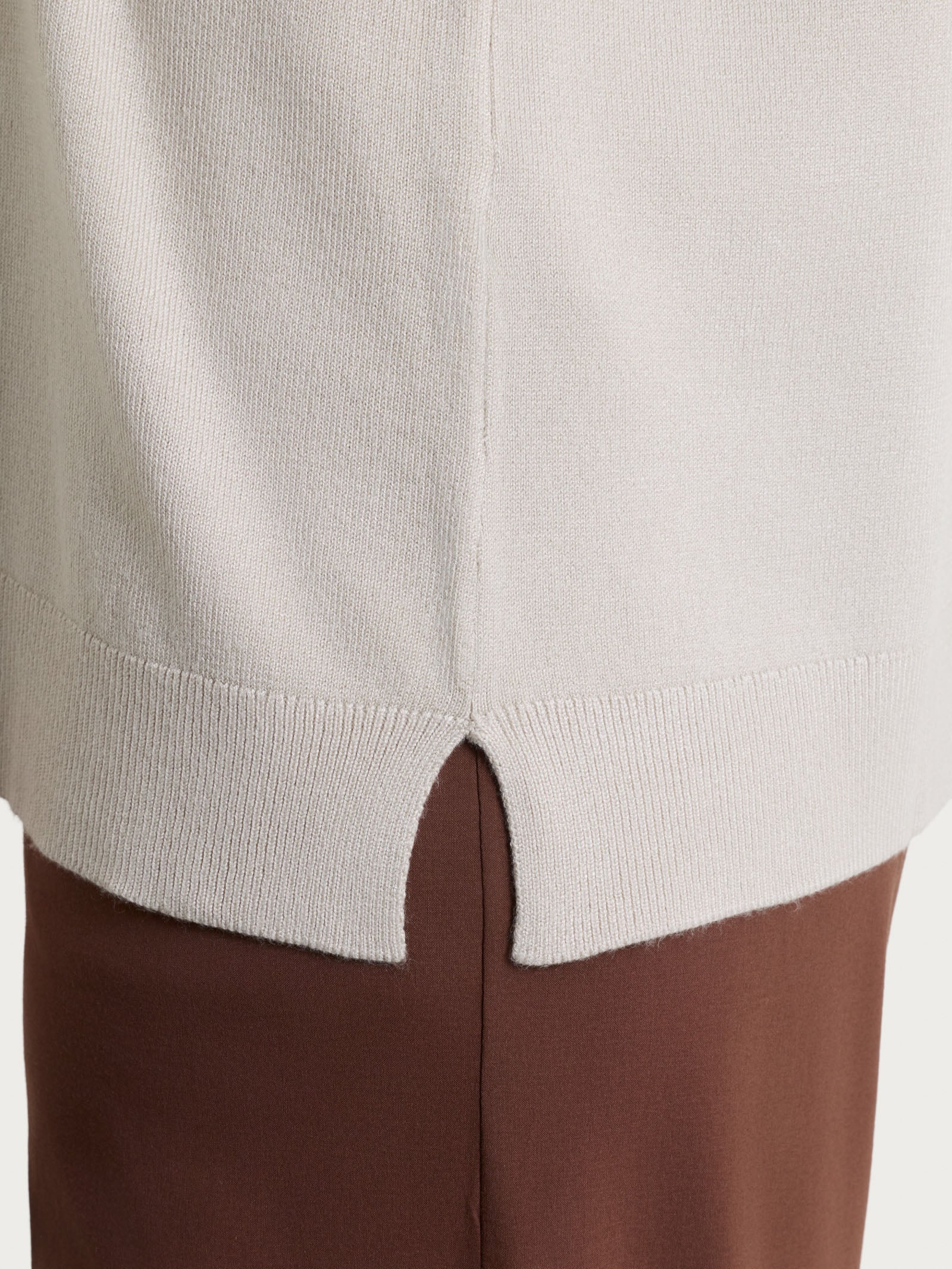 Cardigan con bottoni in Summertime - Champignon - Image 3
