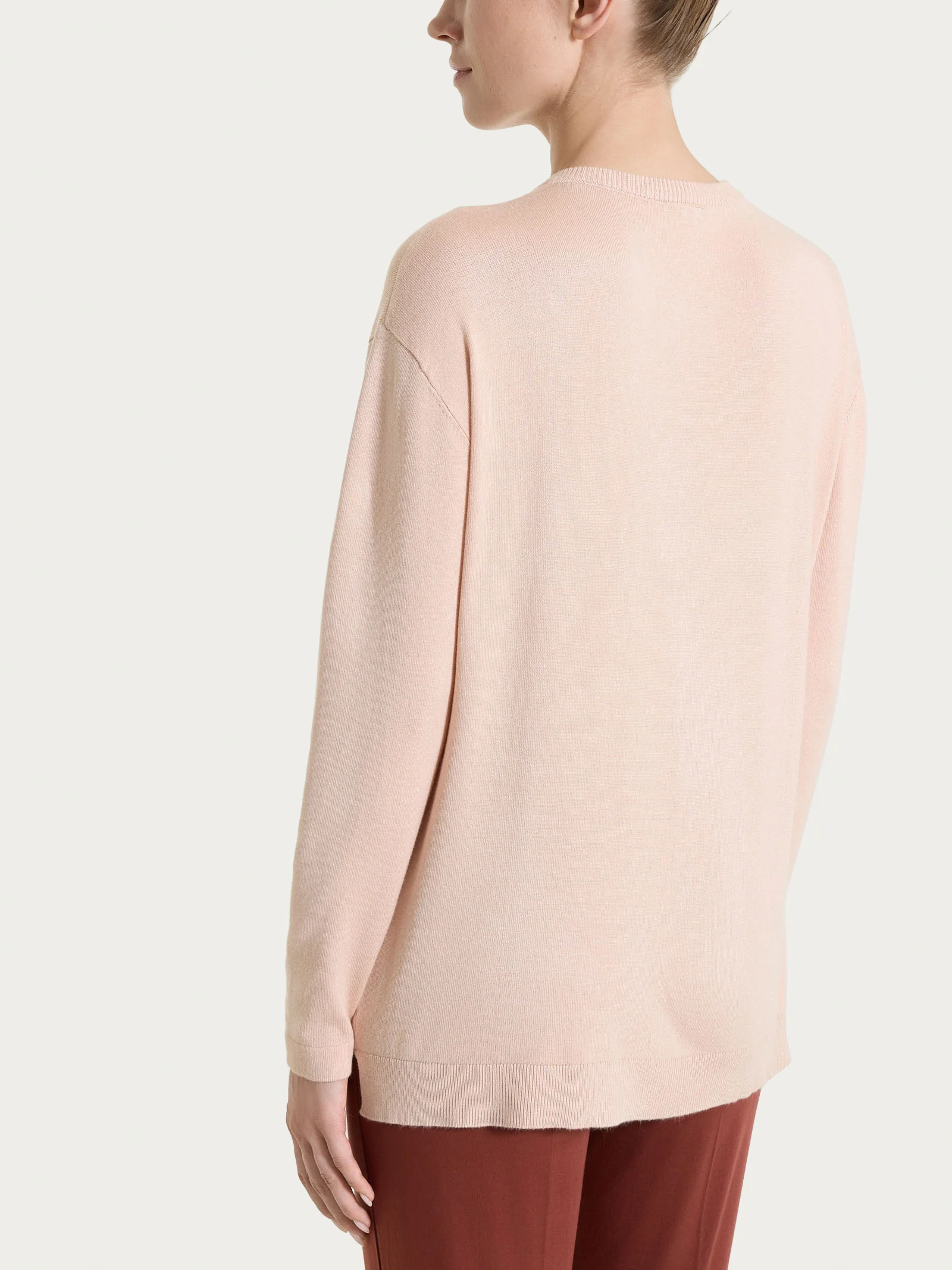 Cardigan con bottoni in Summertime - Cameo Rose - Image 2