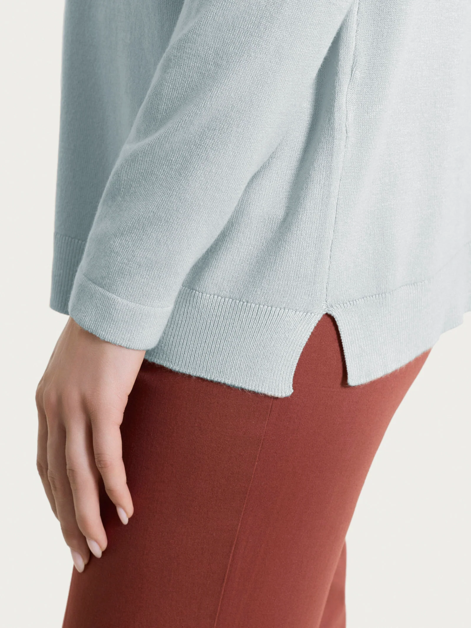 Cardigan con bottoni in Summertime - Gray Dawn - Image 3