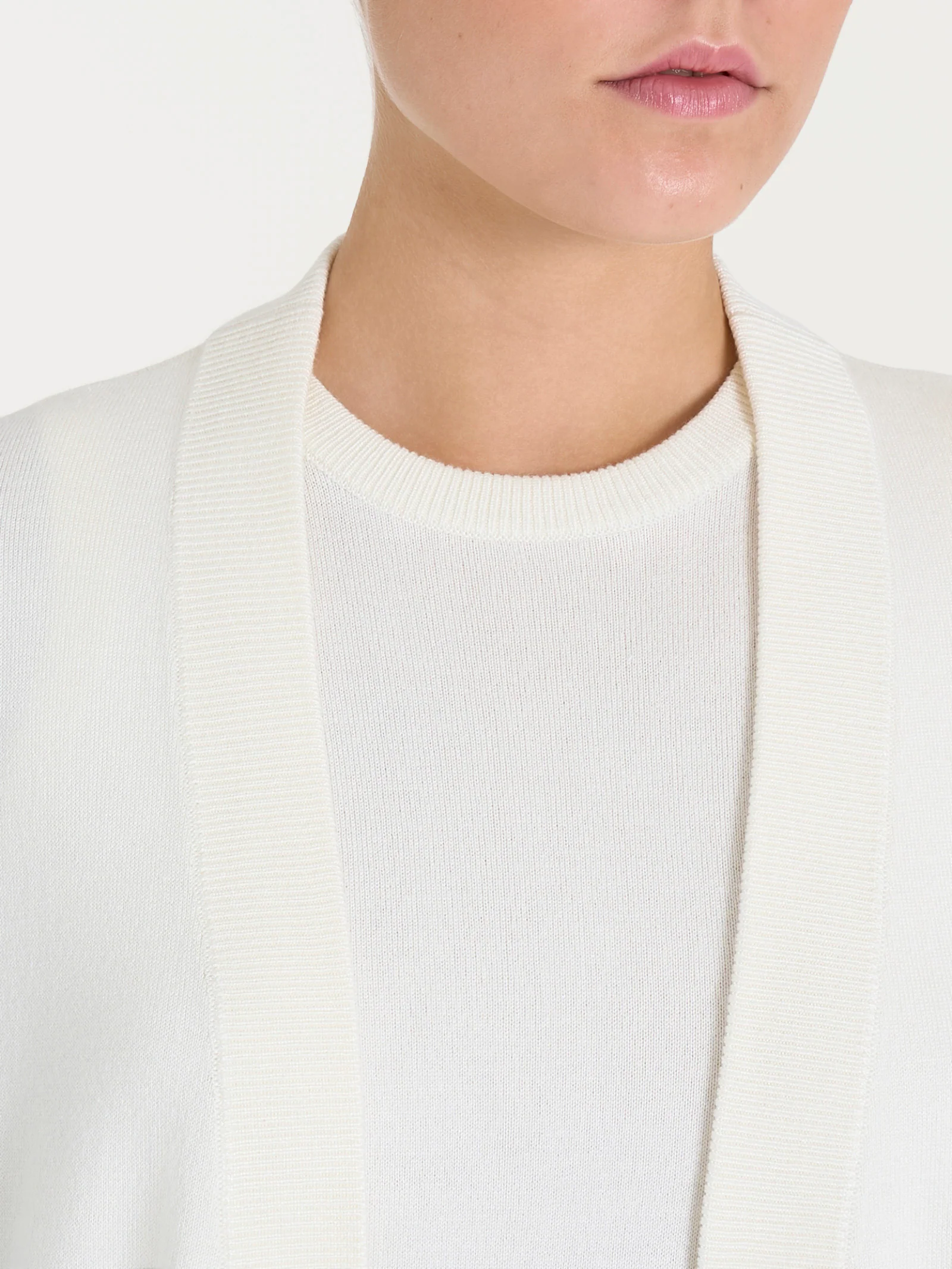 Cardigan corto Four Seasons - Avorio - Image 3