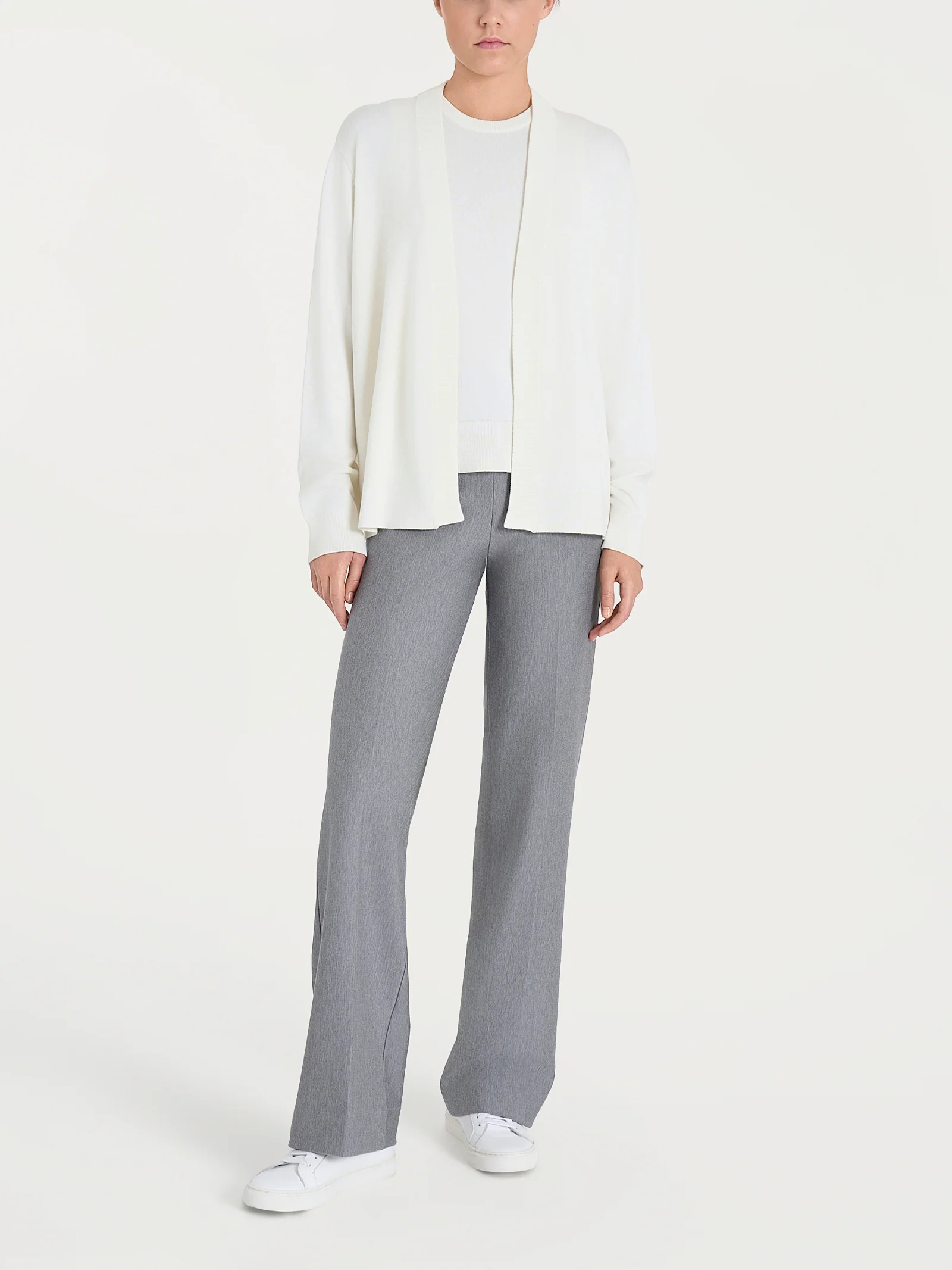 Cardigan corto Four Seasons - Avorio - Image 4