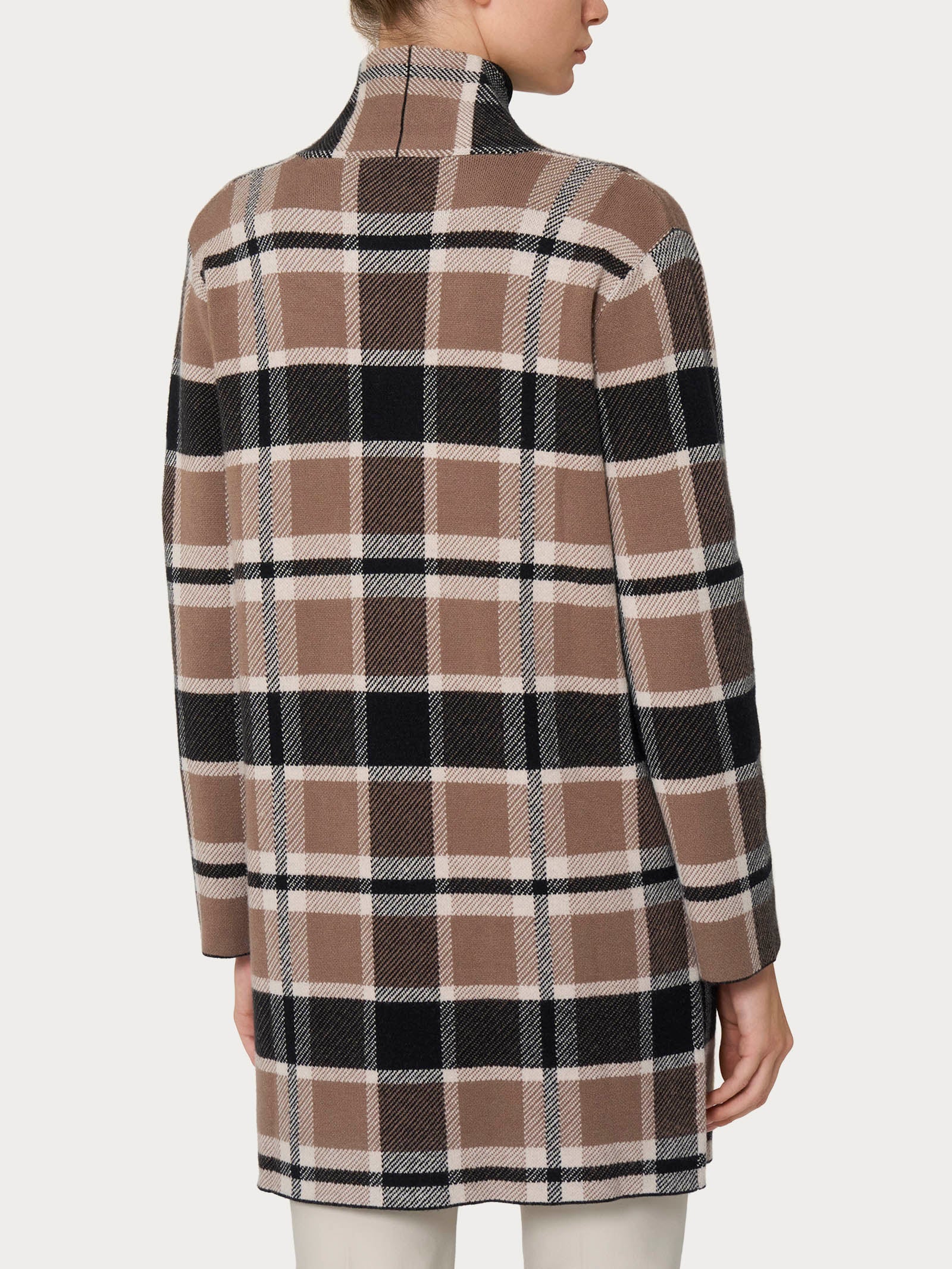 Cardigan lungo aperto in Super Soft - FANT.PINE BARK - Image 2