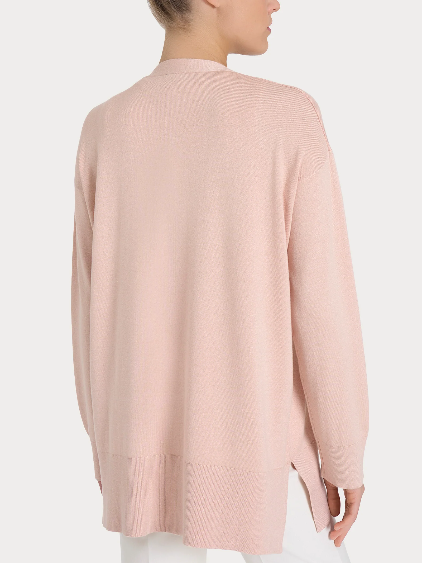 Cardigan over con bottoni Four Seasons - Cameo Rose - Image 2