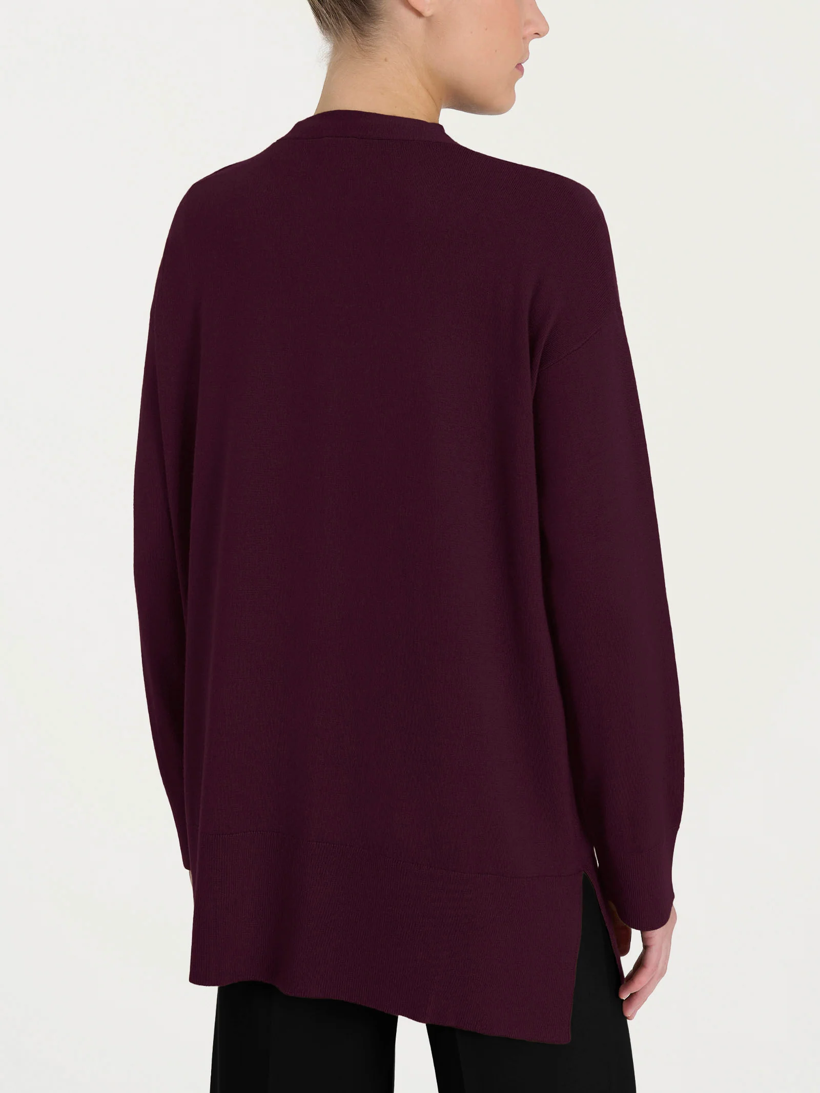 Cardigan over con bottoni Four Seasons - Fig - Image 2