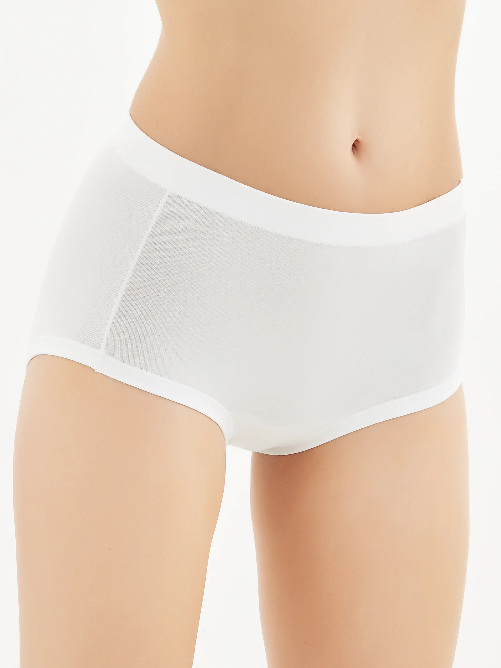 Comfort - Slip alto in cotone elasticizzato - B.co Bipack - Image 3