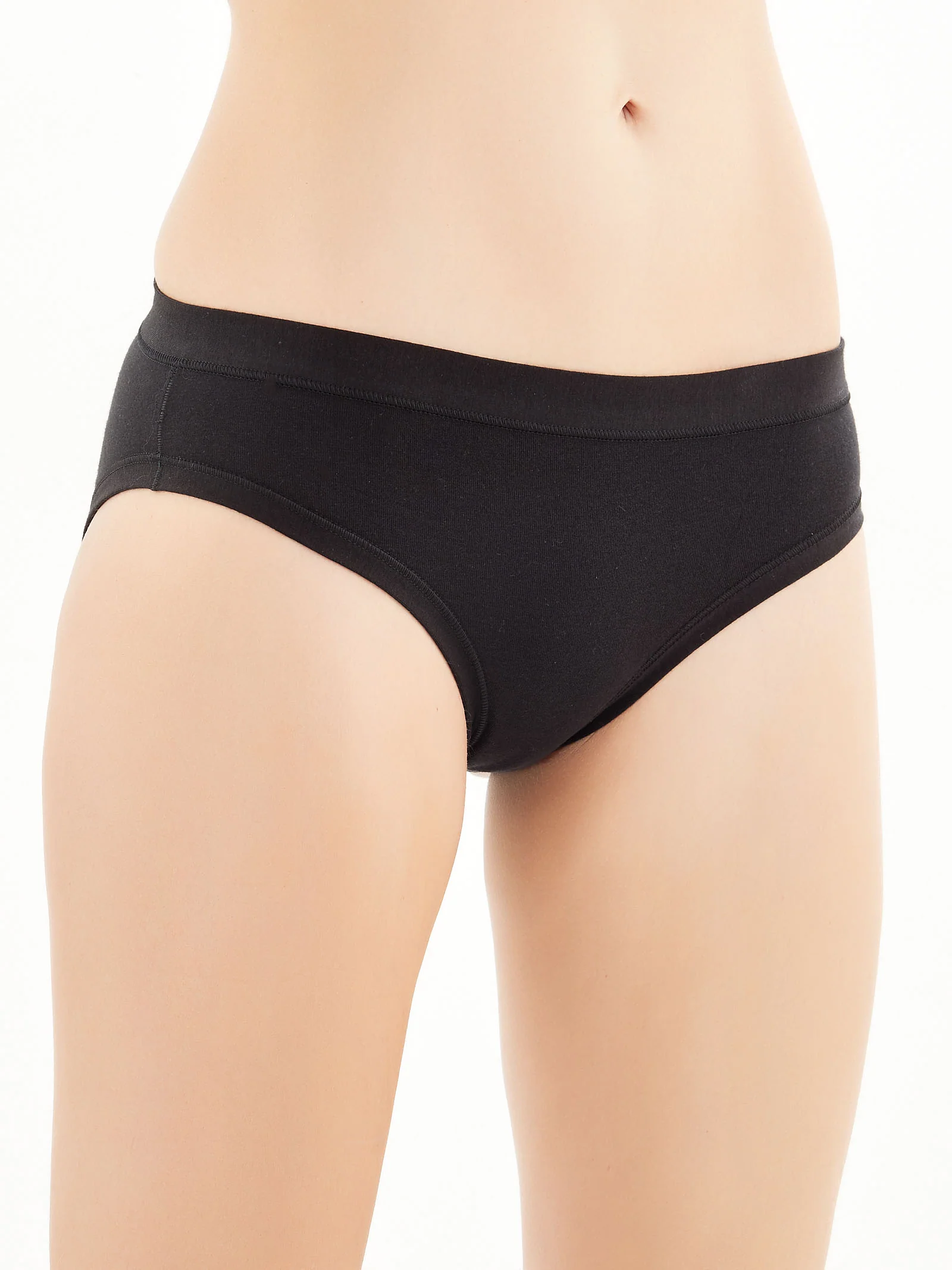 Comfort - Slip in cotone elasticizzato - Nero Bipack - Image 4