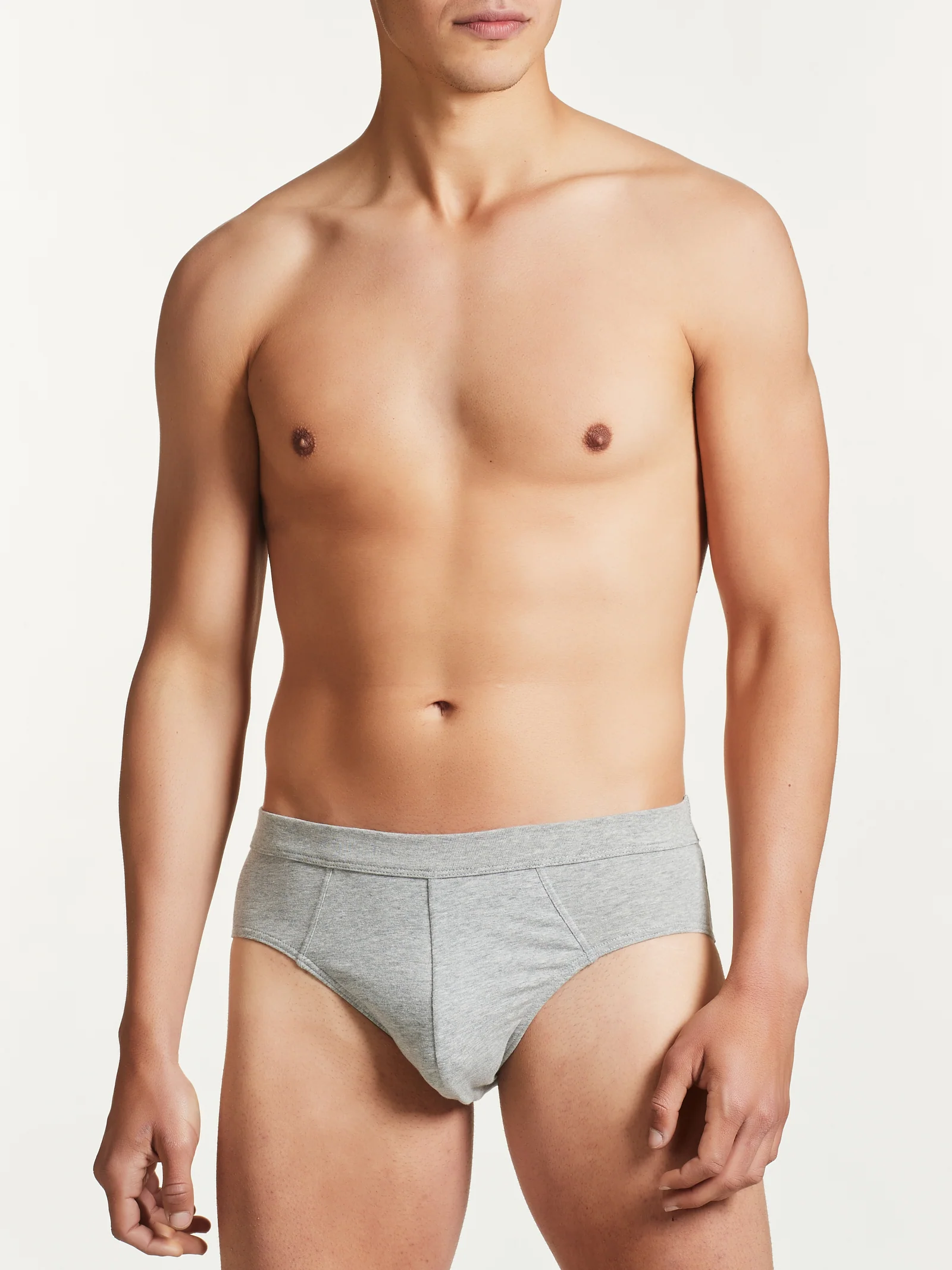 Comfort - Slip in cotone elasticizzato - Grigio Mel.Bipack - Image 2