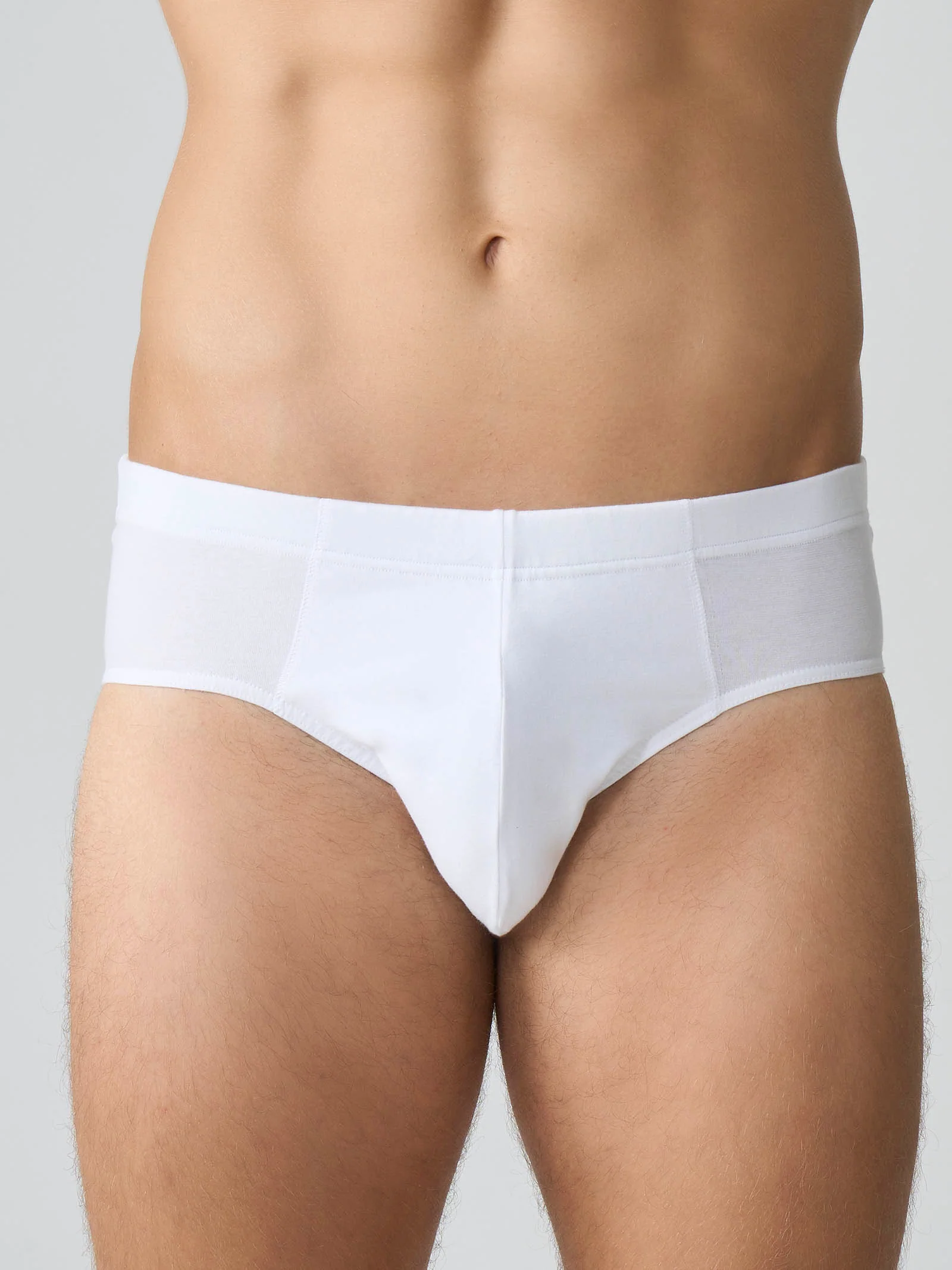 Compact - Slip midi in cotone elasticizzato - Nero Tripack - Image 2