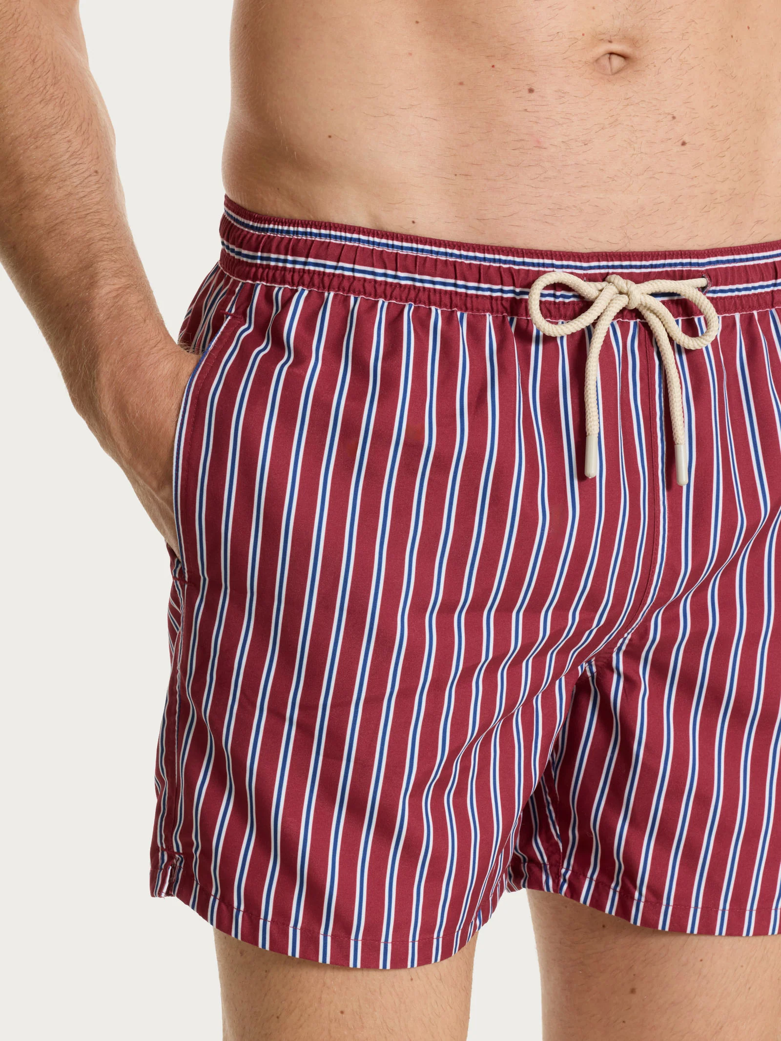 Costume Boxer da mare in fantasia - Fant. Tibetan Red - Image 3