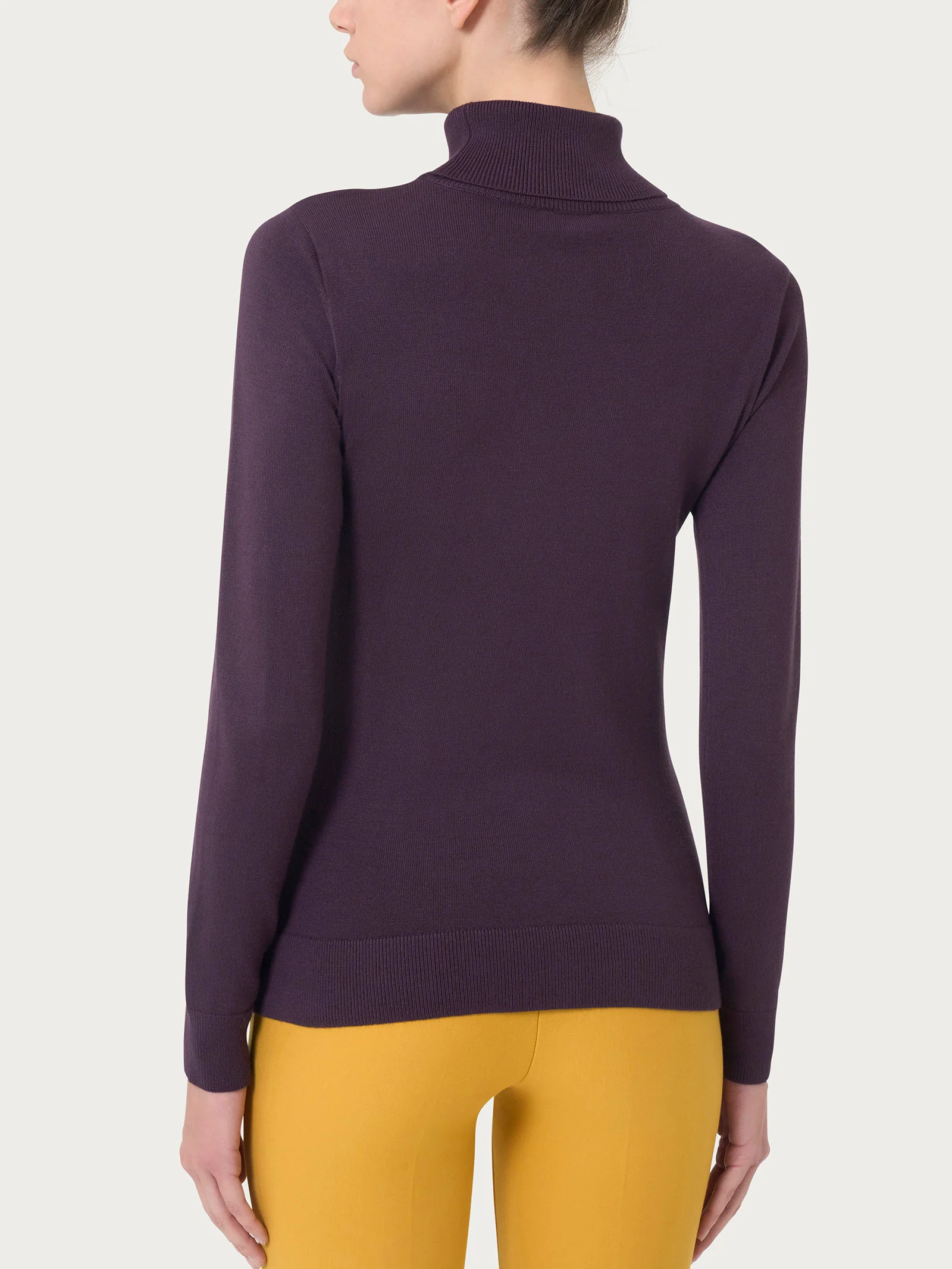 Dolcevita a maglia unita Four Seasons - Plum Perfect - Image 2