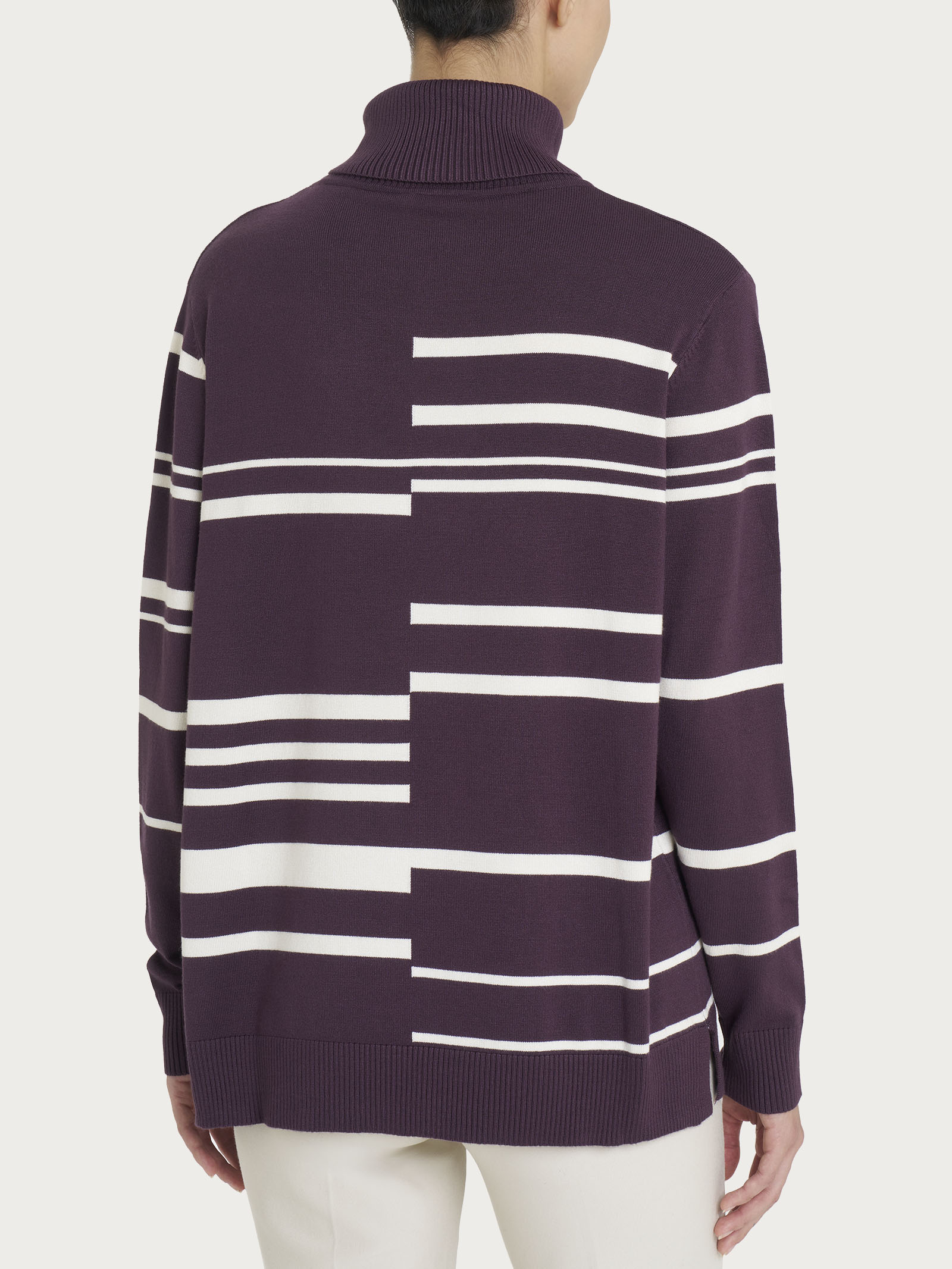 Dolcevita a righe sfasate Four Seasons - Fant. Plum Perfect - Image 2