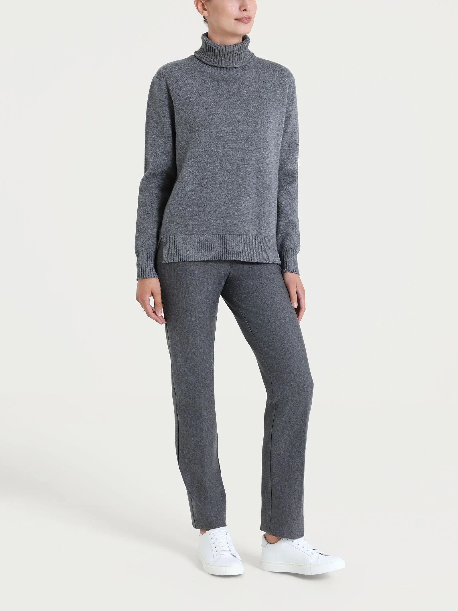 Dolcevita asimmetrico in Super Soft - Ferro Mel. - Image 4