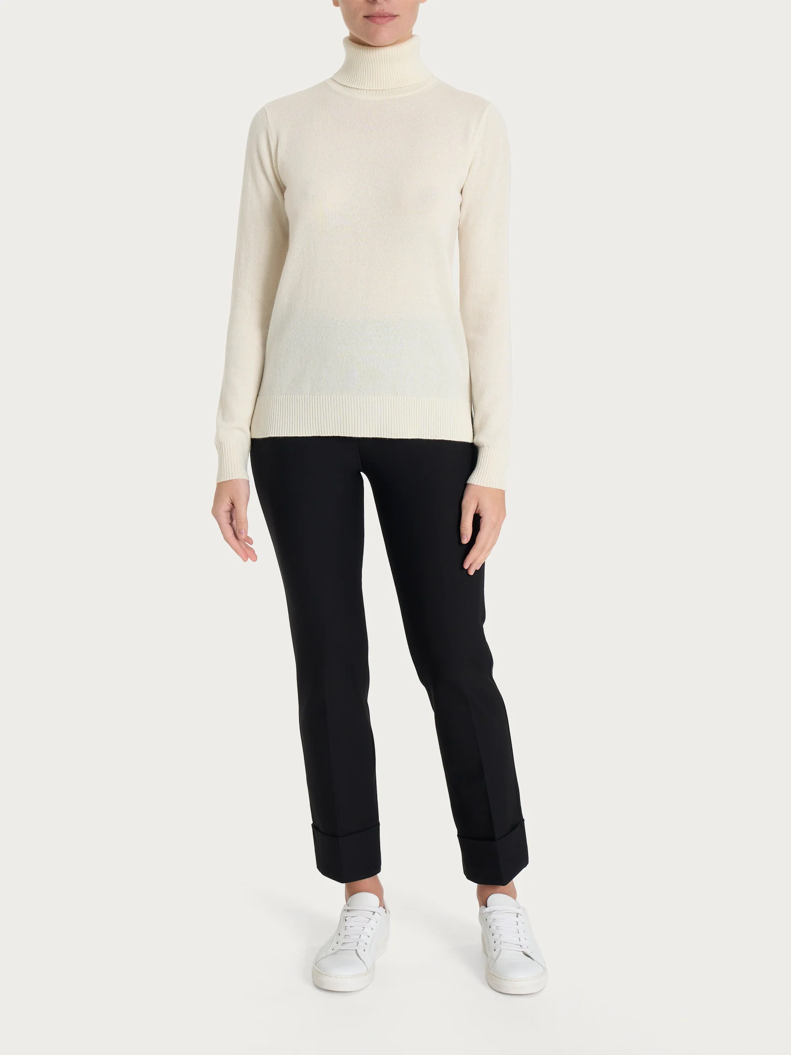 Dolcevita in cashmerino - Nero - Image 3