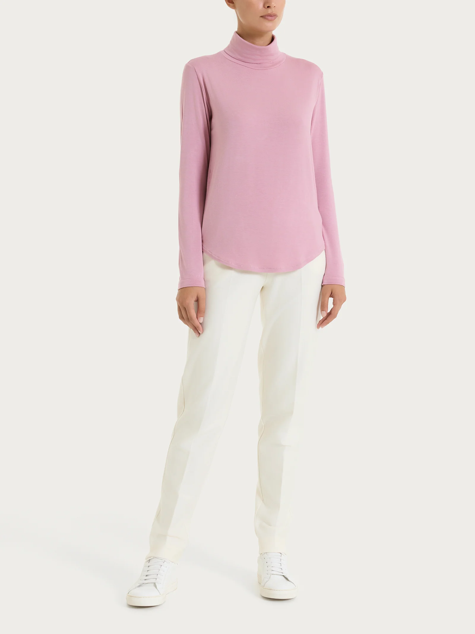 Dolcevita in Eco Viscosa - Lilas - Image 4