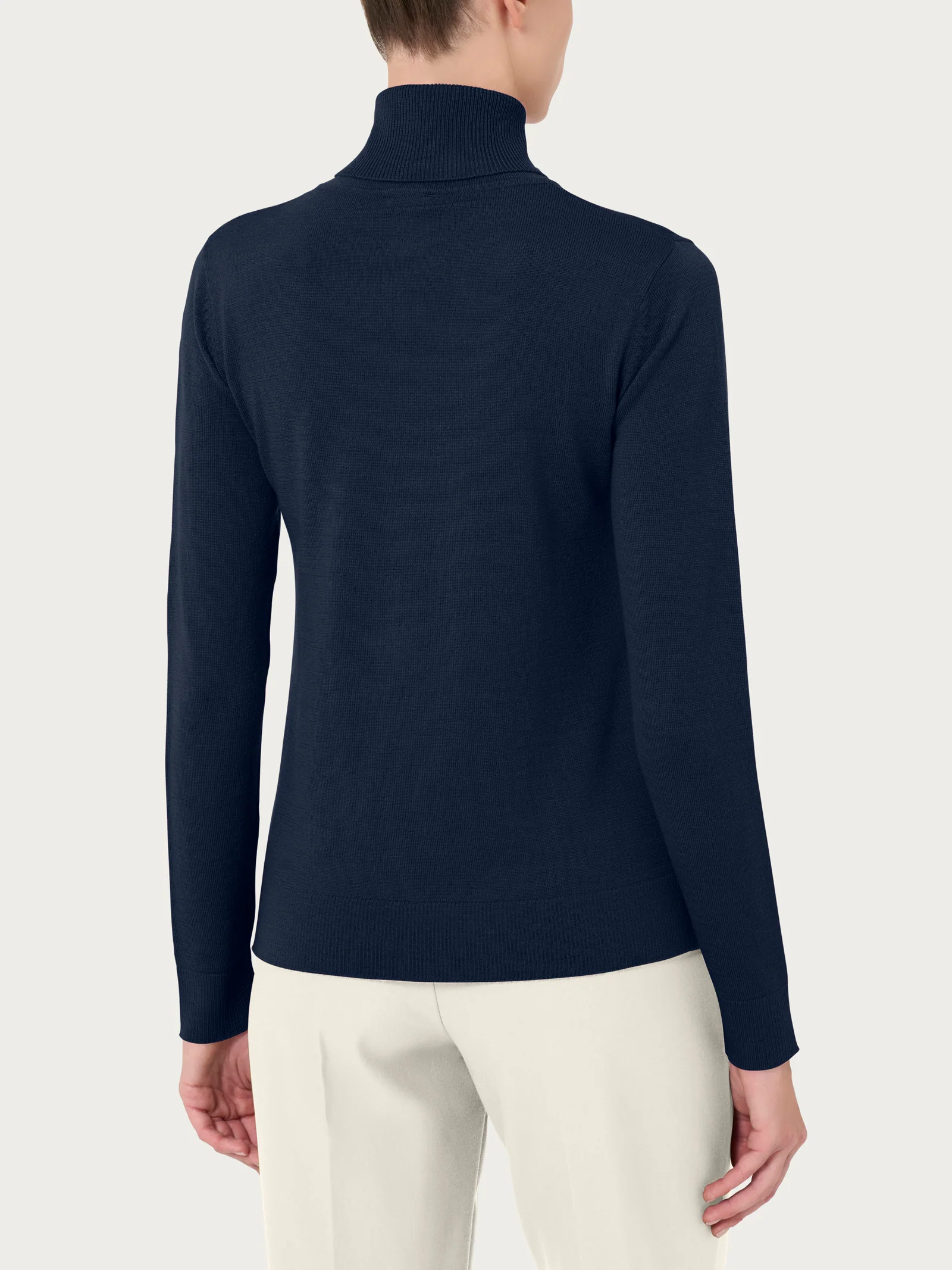 Dolcevita in Merino Soft - Bleu - Image 2