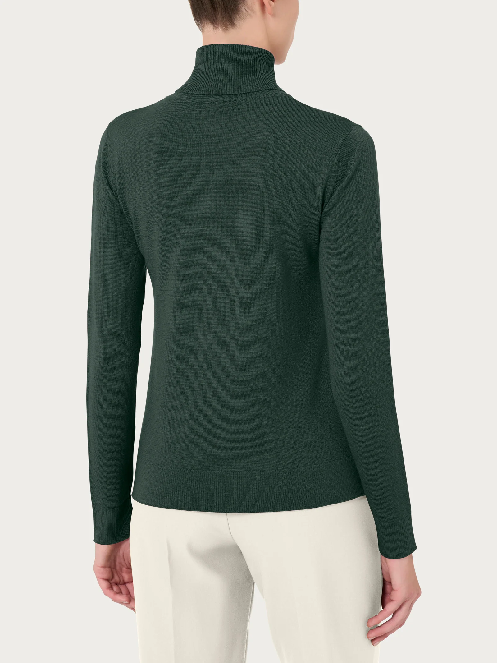 Dolcevita in Merino Soft -  Kombu Green - Image 2