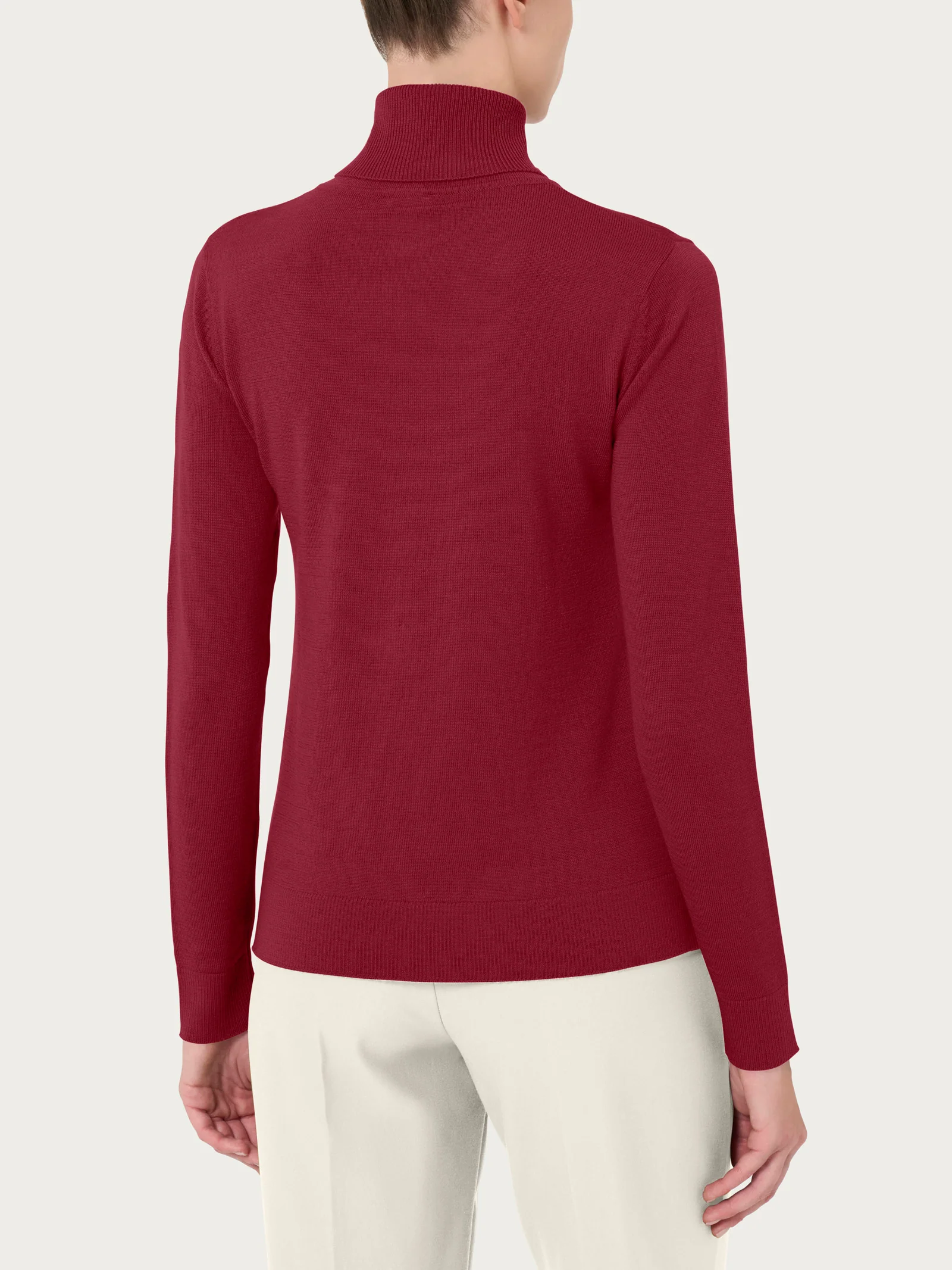 Dolcevita in Merino Soft - Tibetan Red - Image 2