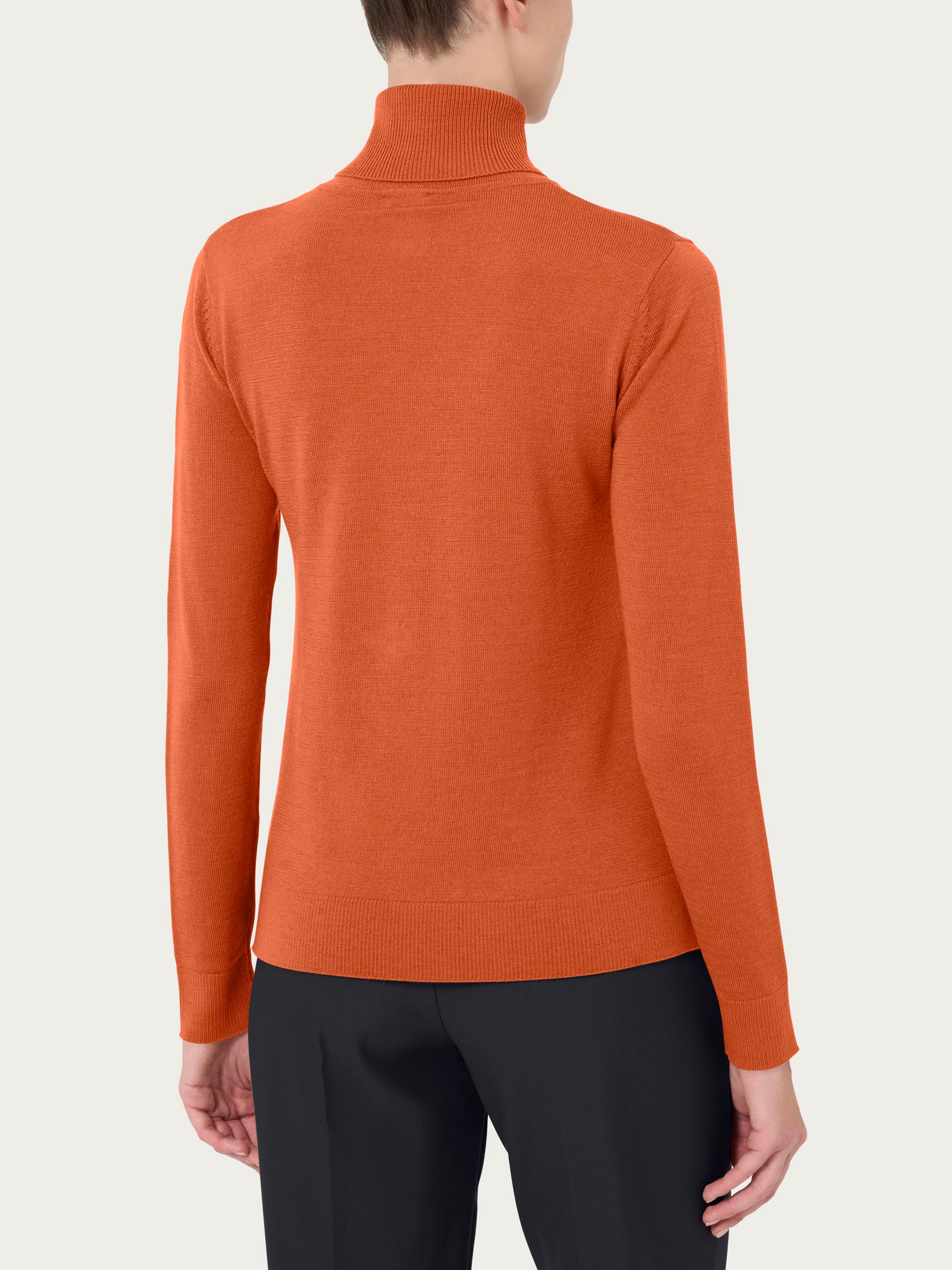 Dolcevita in Merino Soft - Rust - Image 2