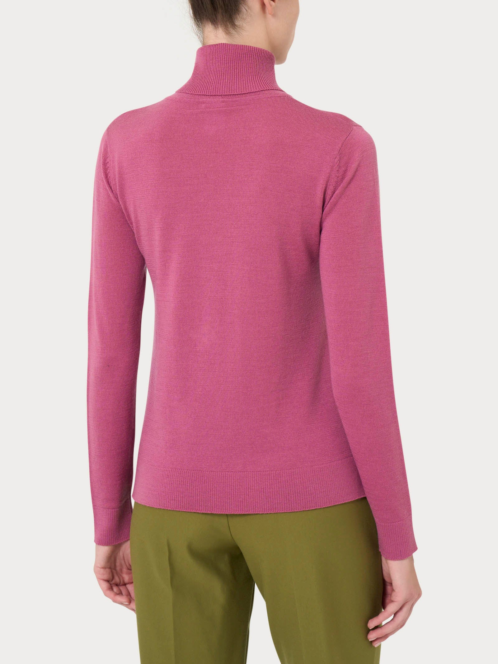 Dolcevita in Merino Soft - Red Violet - Image 2