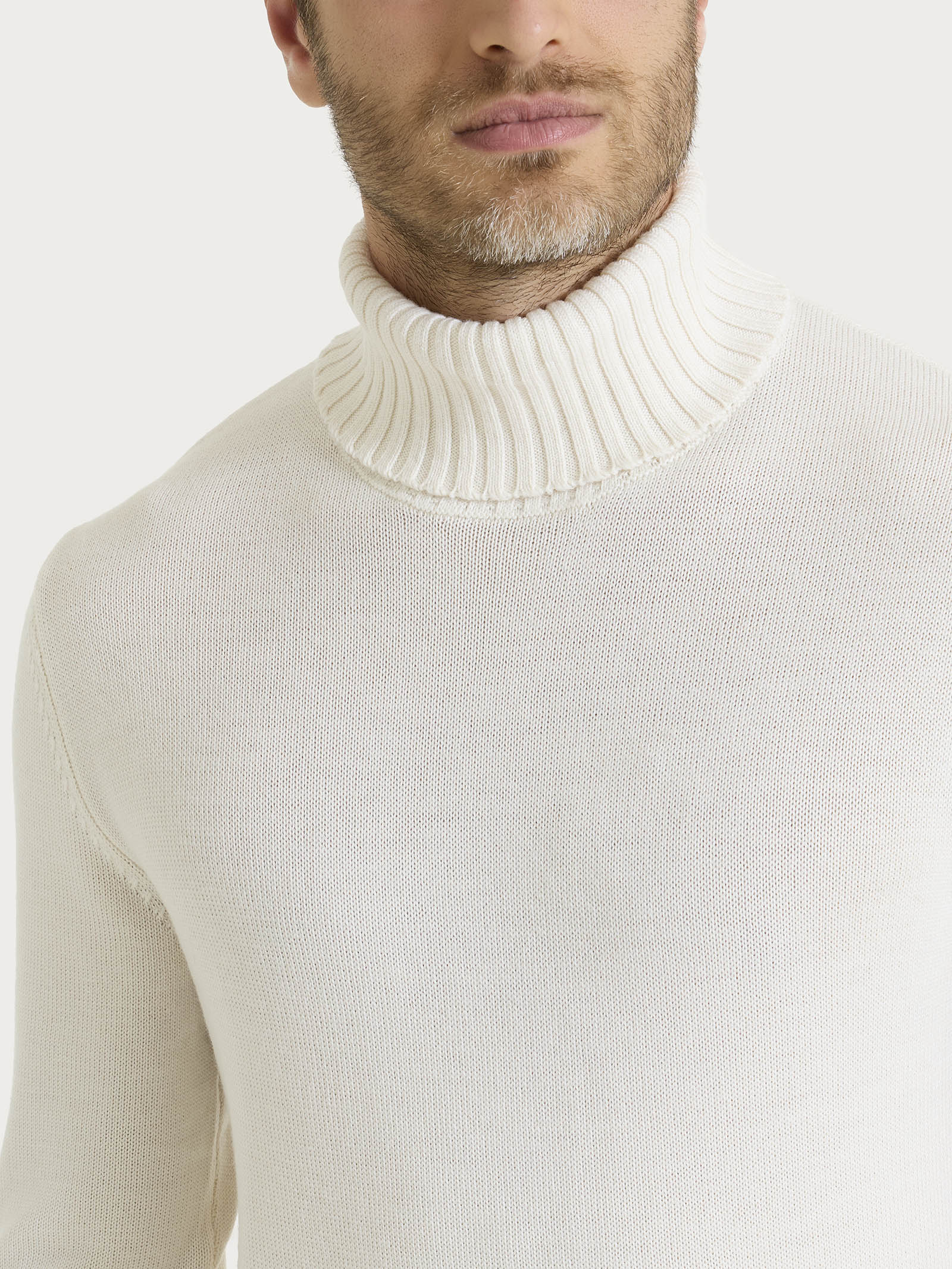 Dolcevita in Merino Soft - Avorio - Image 3