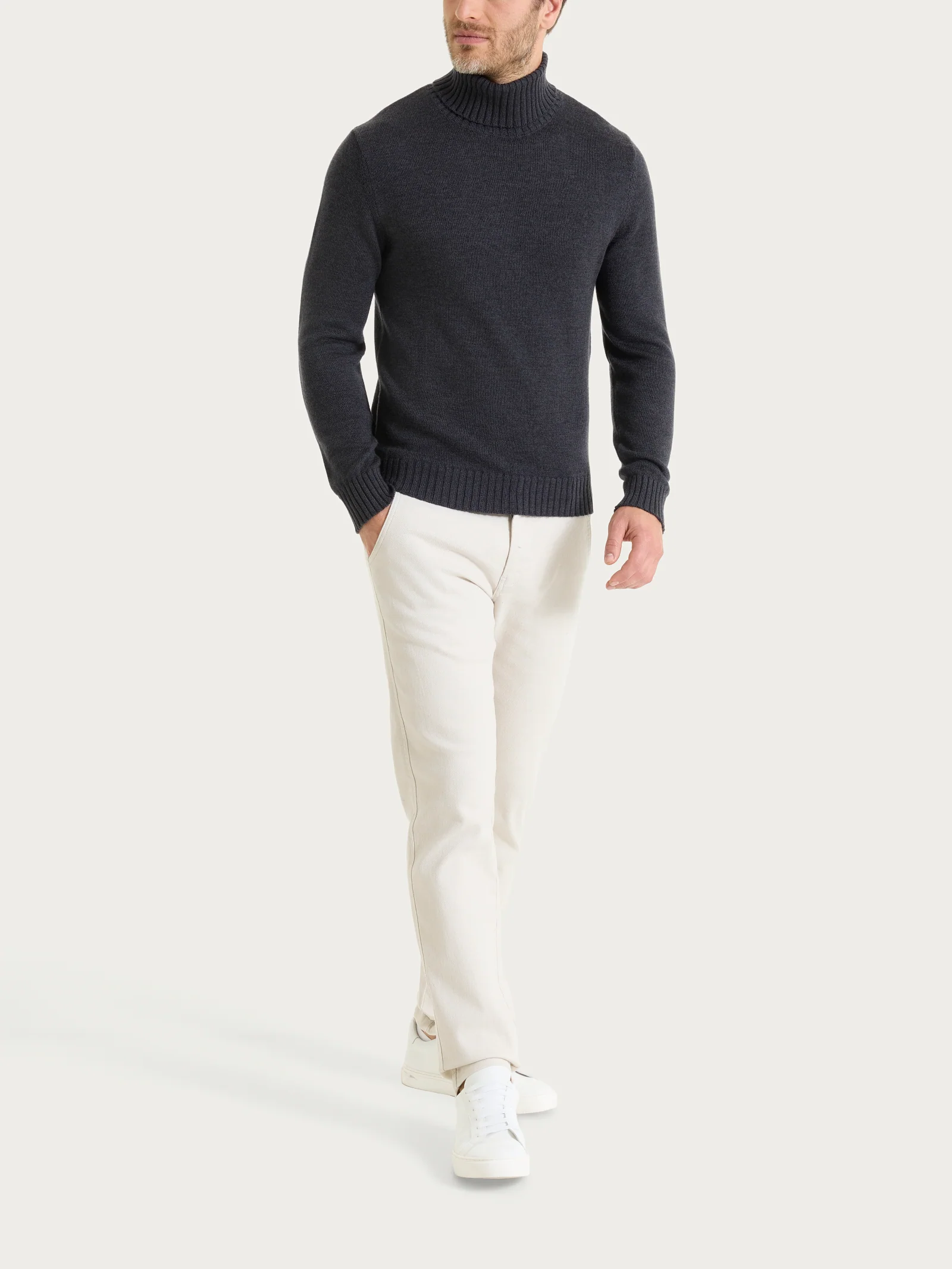Dolcevita in Merino Soft - Oscuro Mel. - Image 4